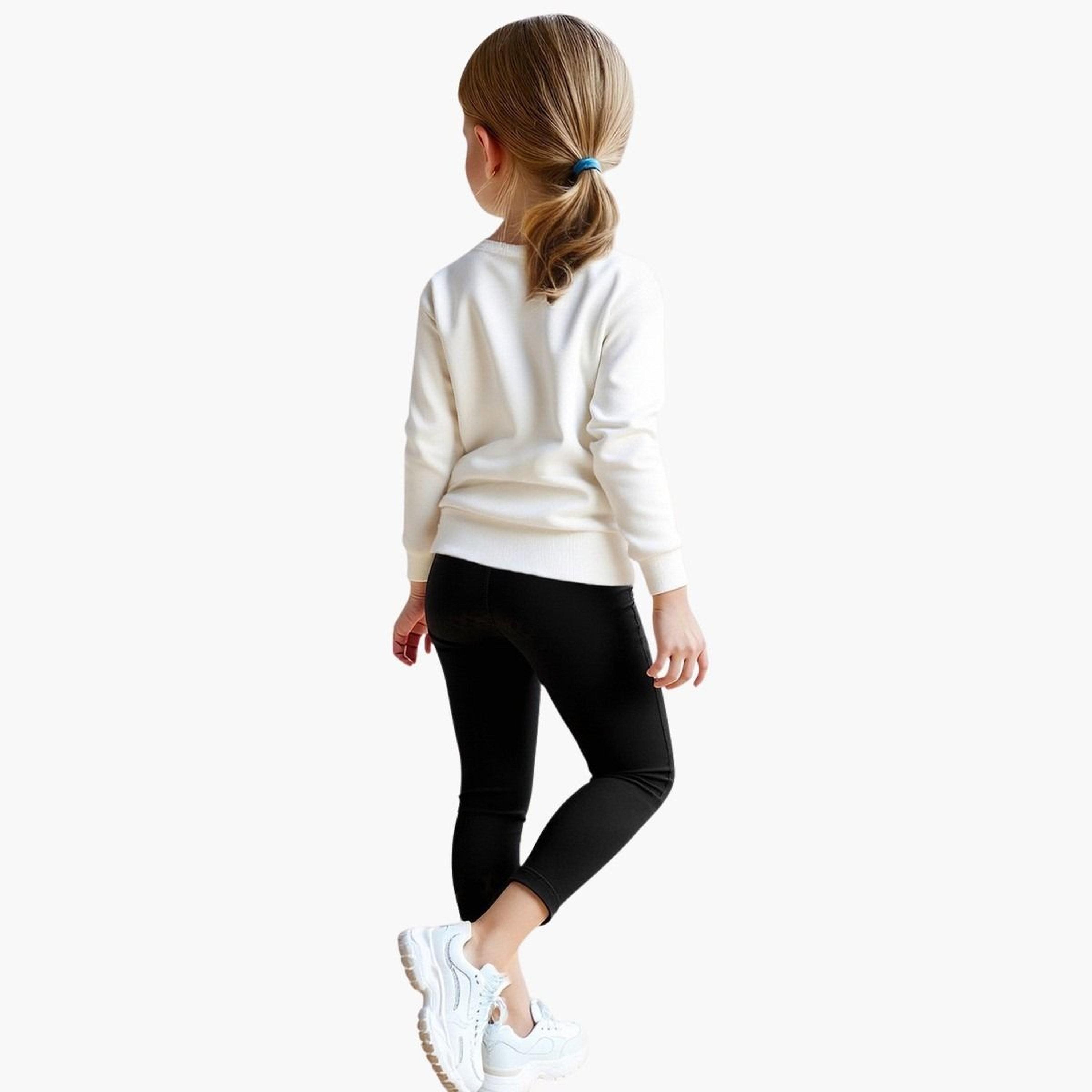 تيك تو - طقم سويت شيرت وبنطال ضيق للبنات-girls-clothing-setsandcoords-image-5