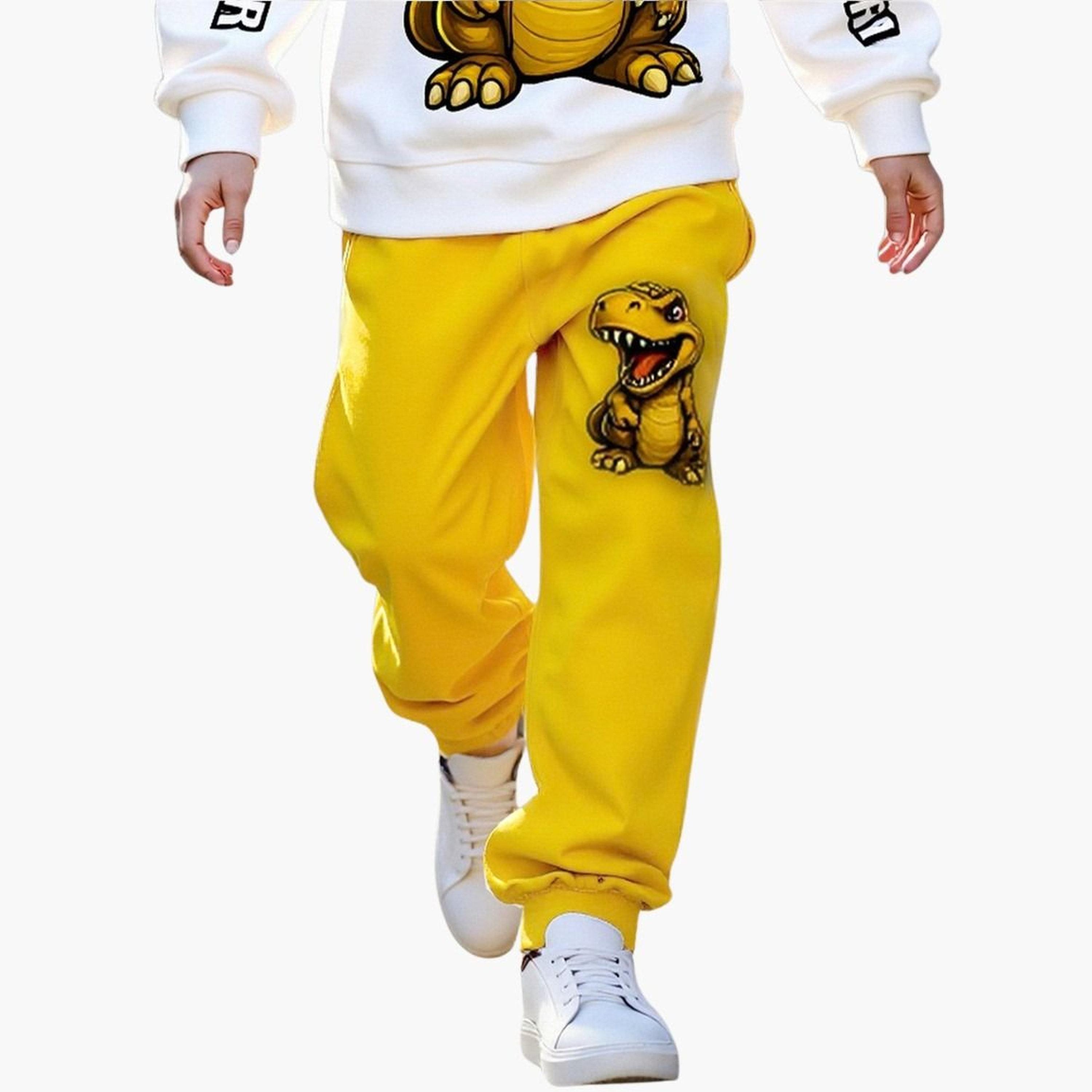Take Two Teens Dinosaur Print Sweatshirt and Joggers Set-boys-clothing-setsandcoords-image-4