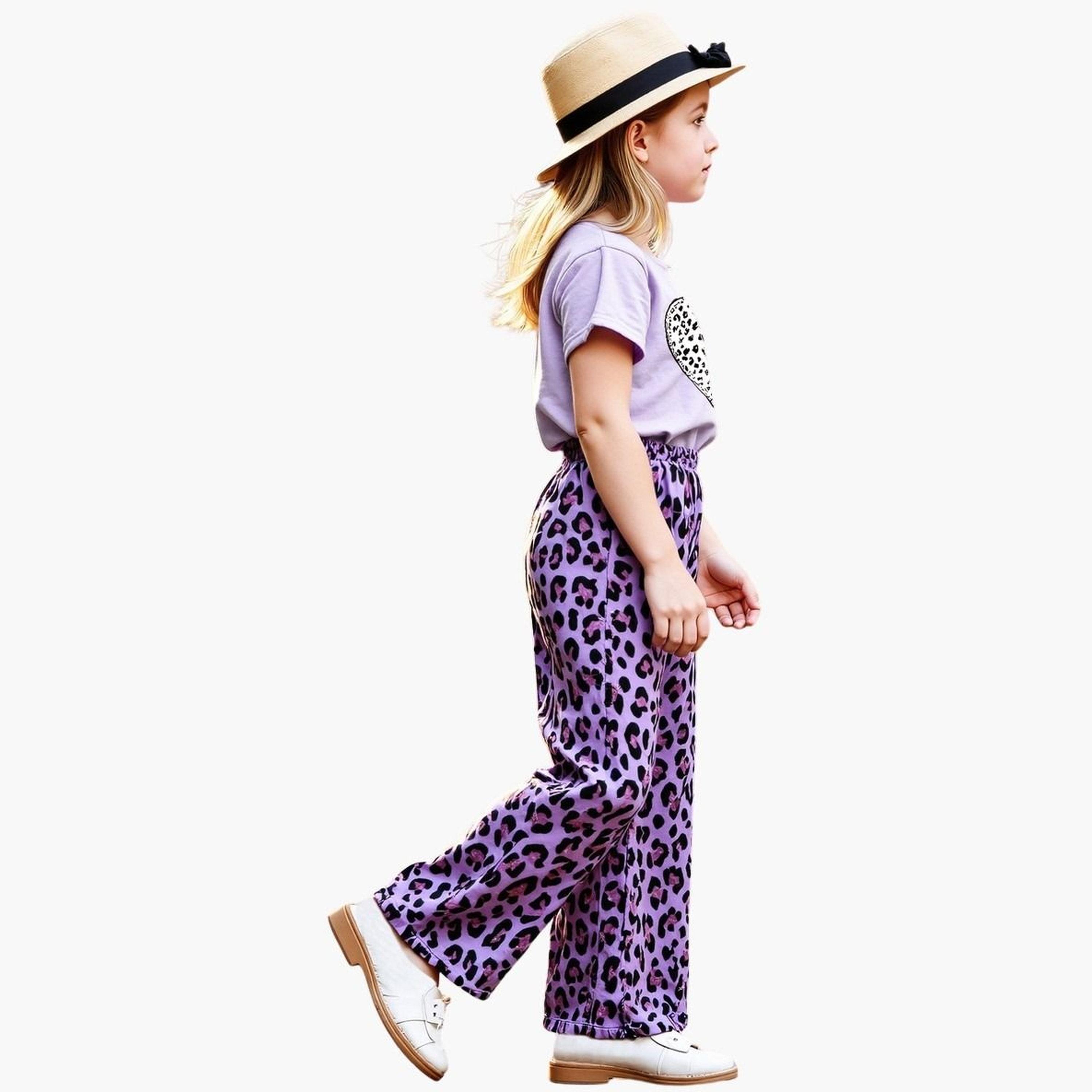 Take Two Teens Animal Print T-Shirt and Pants Set-girls-clothing-setsandcoords-image-3