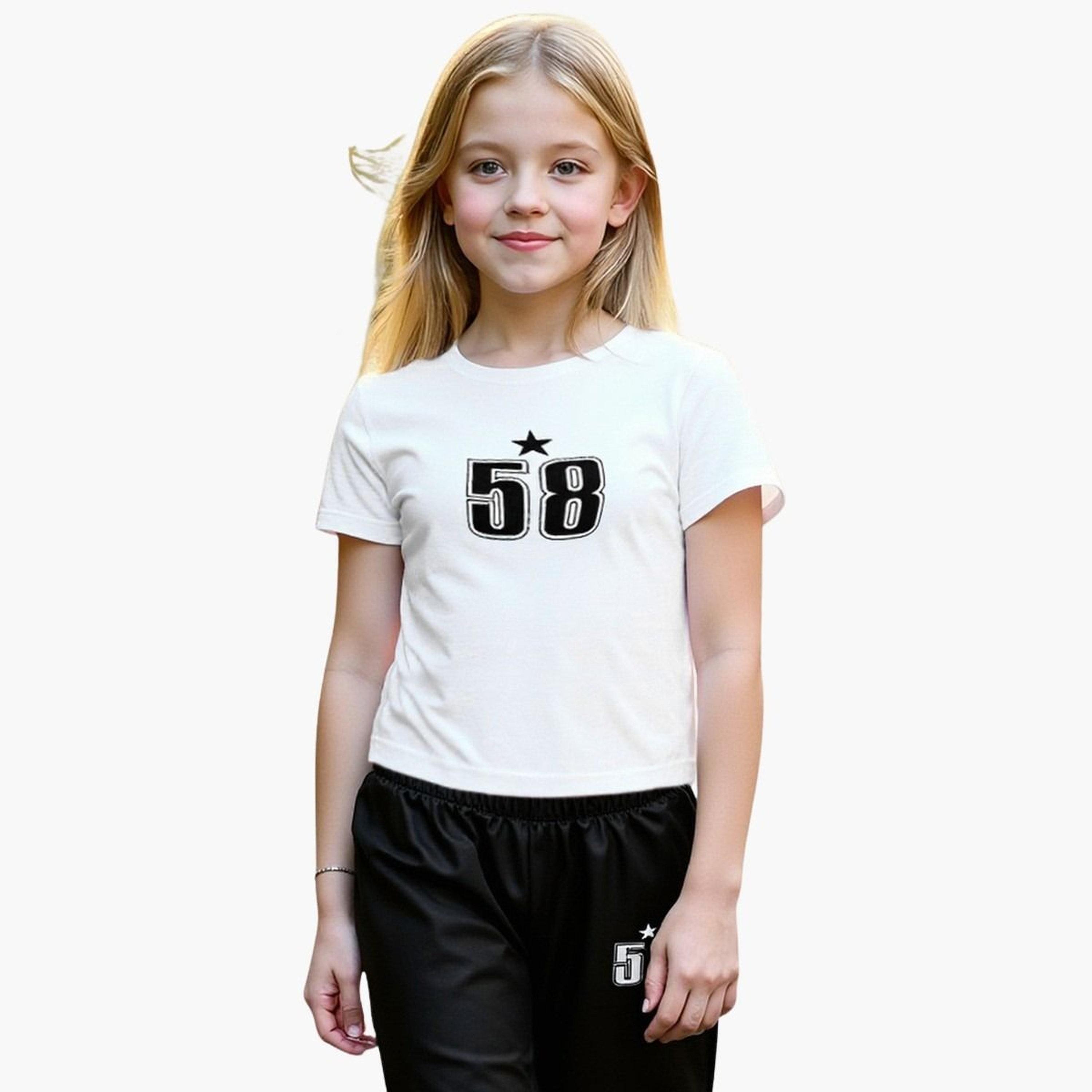 Take Two Teens Number Print T-Shirt and Pants Set-girls-clothing-setsandcoords-image-2