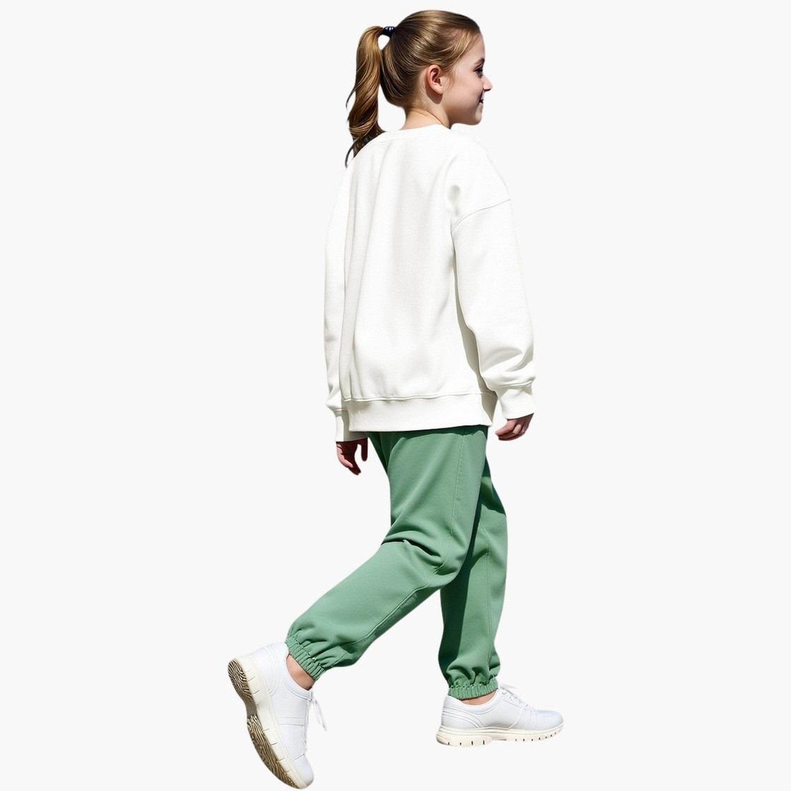 تيك تو - طقم سويت شيرت وبنطال رياضي بطبعة فراشات للمراهقين-girls-clothing-setsandcoords-image-5