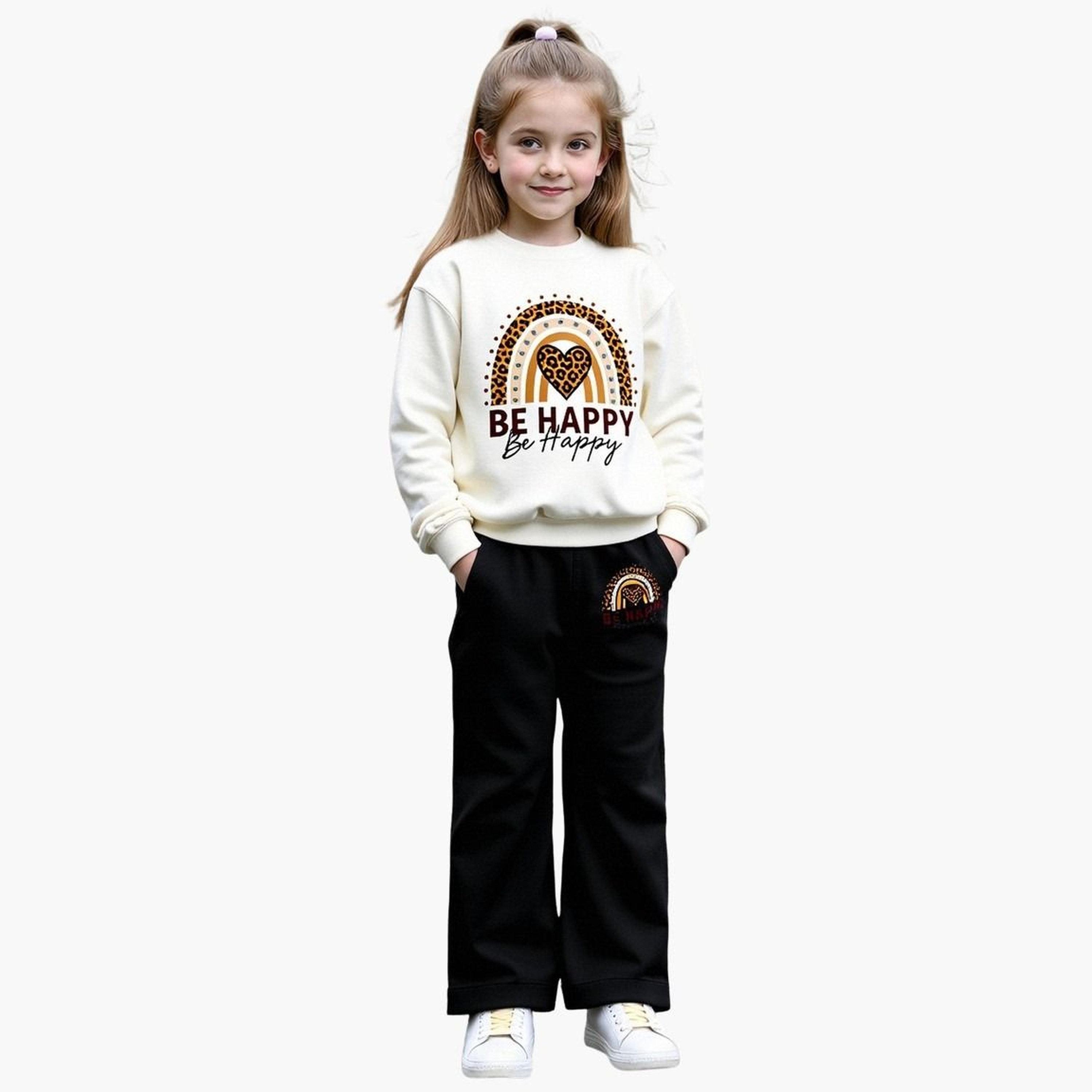 تيك تو - طقم سويت شيرت وبنطال جرافيكي للمراهقين-girls-clothing-setsandcoords-image-1