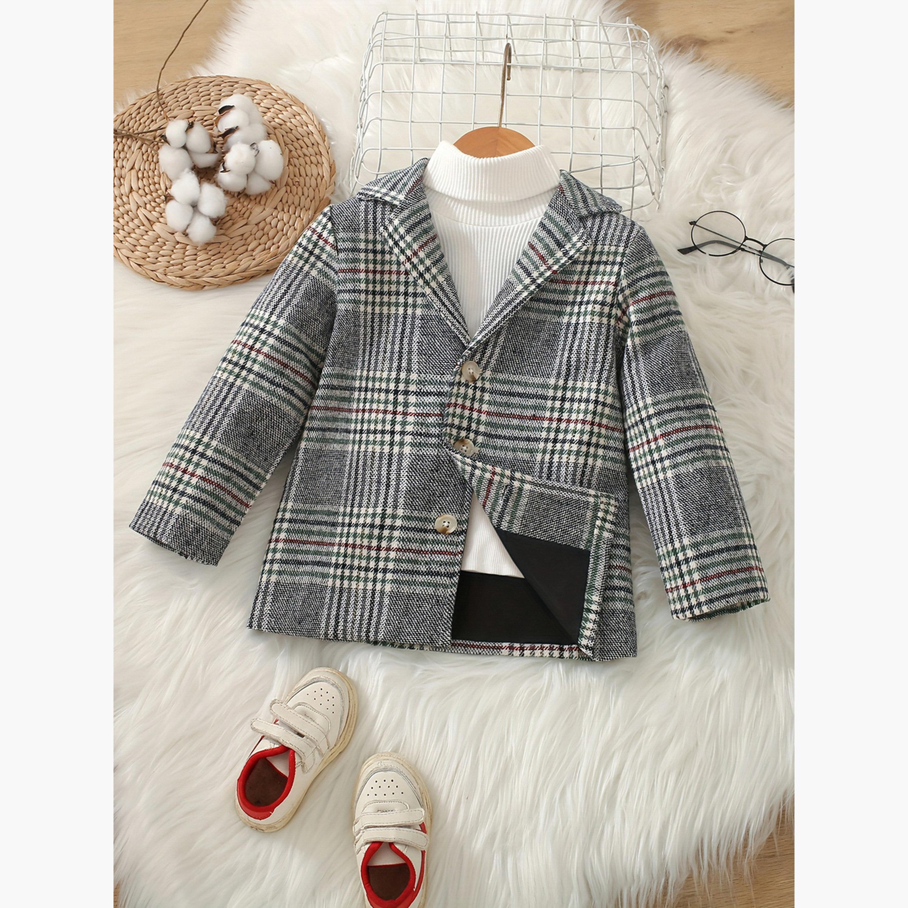 Take Two Checked Button Up Coat-boys-clothing-jacketsandcoats-image-2