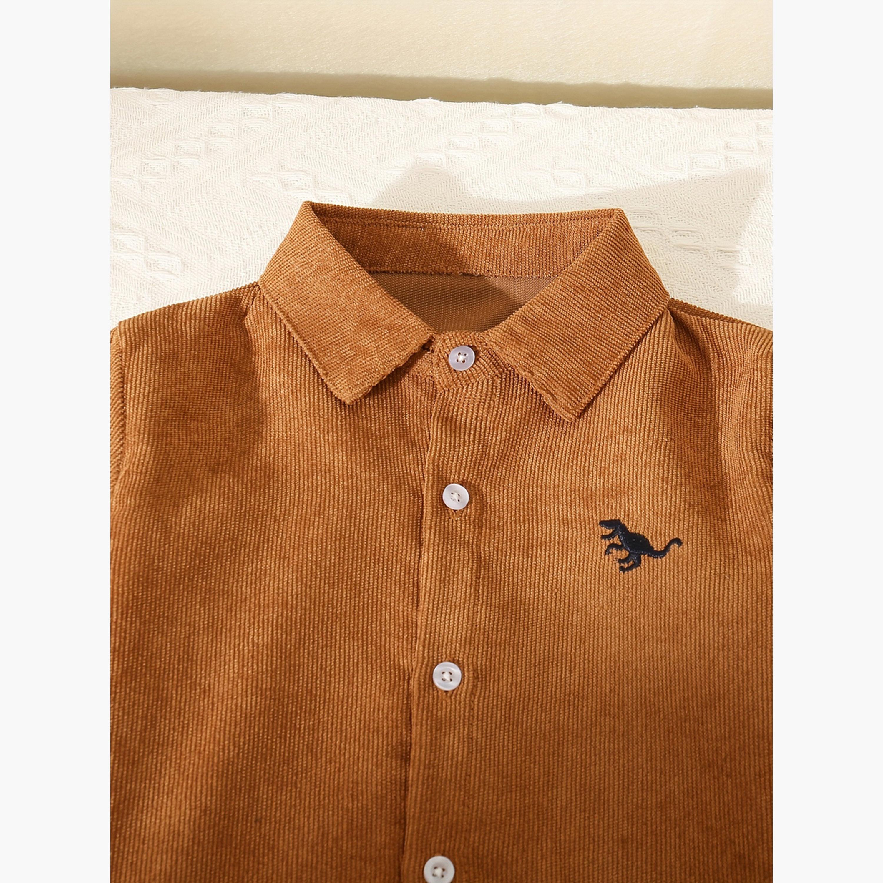 Take Two Solid Collared Long Sleeves Boy's Button Through Jacket-boys-clothing-jacketsandcoats-image-4