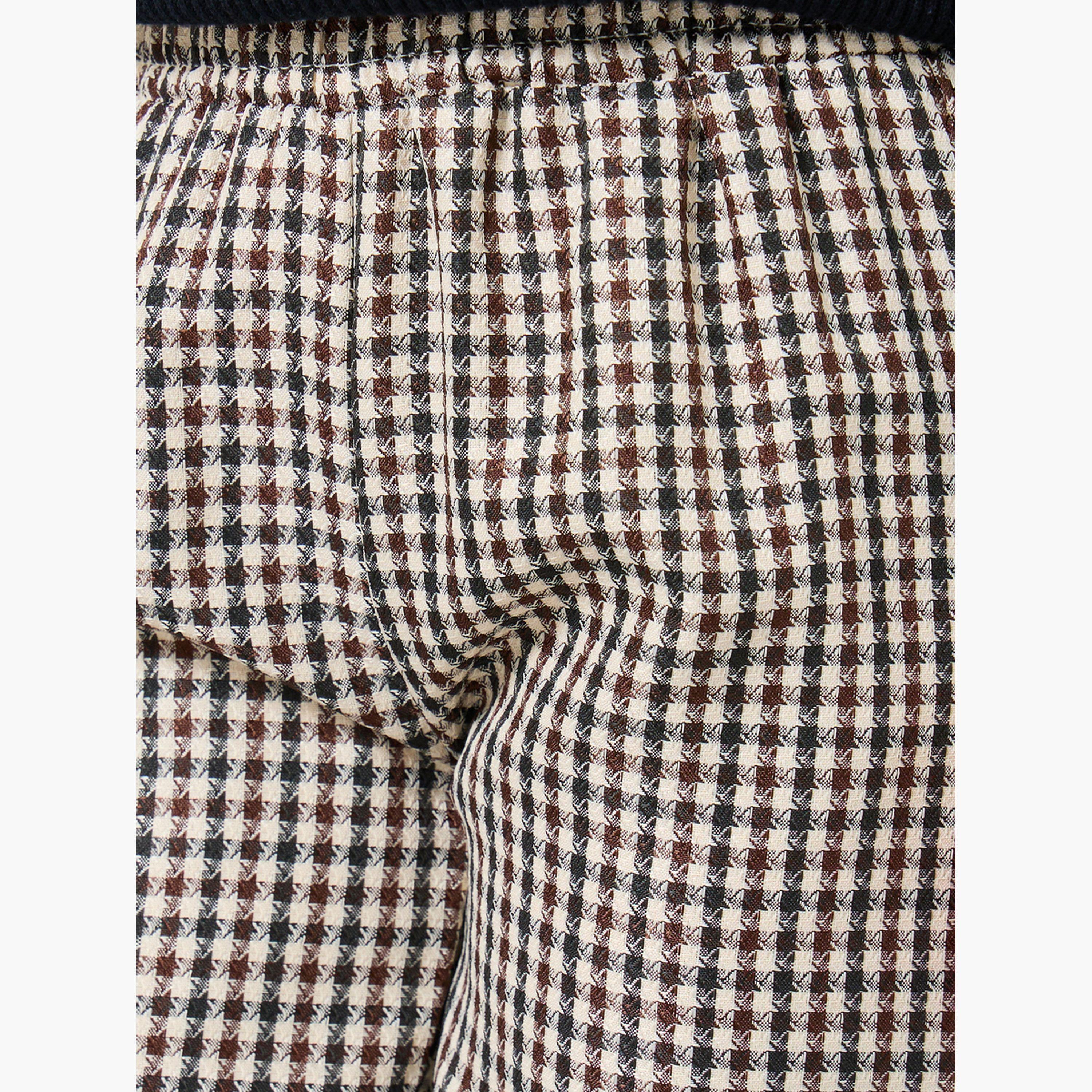 Styli Checked Elastic Waist Pants-girls-clothing-bottoms-trousers-image-4