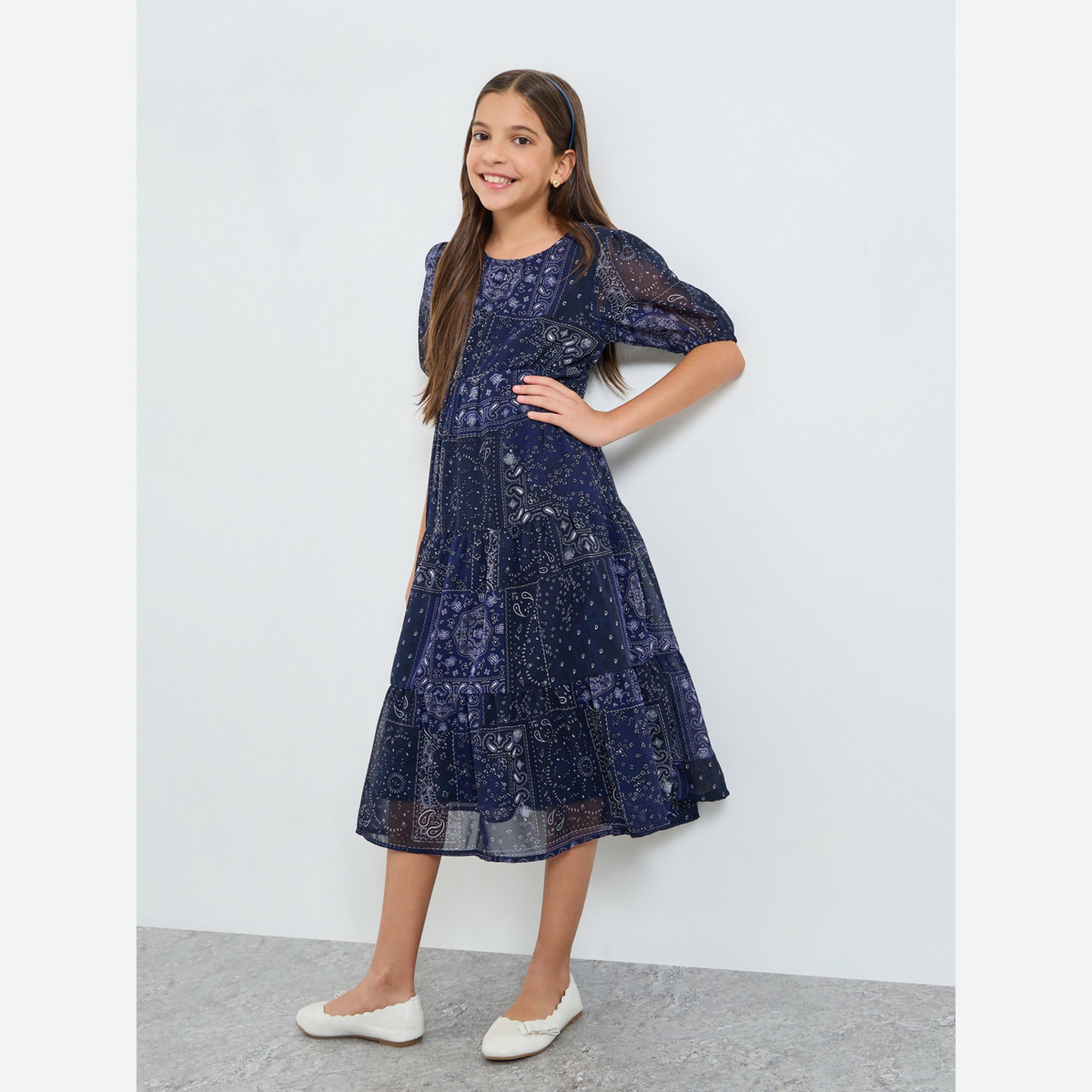 ستايلي - فستان طبعة بالكامل-girls-clothing-dressesandjumpsuits-image-1