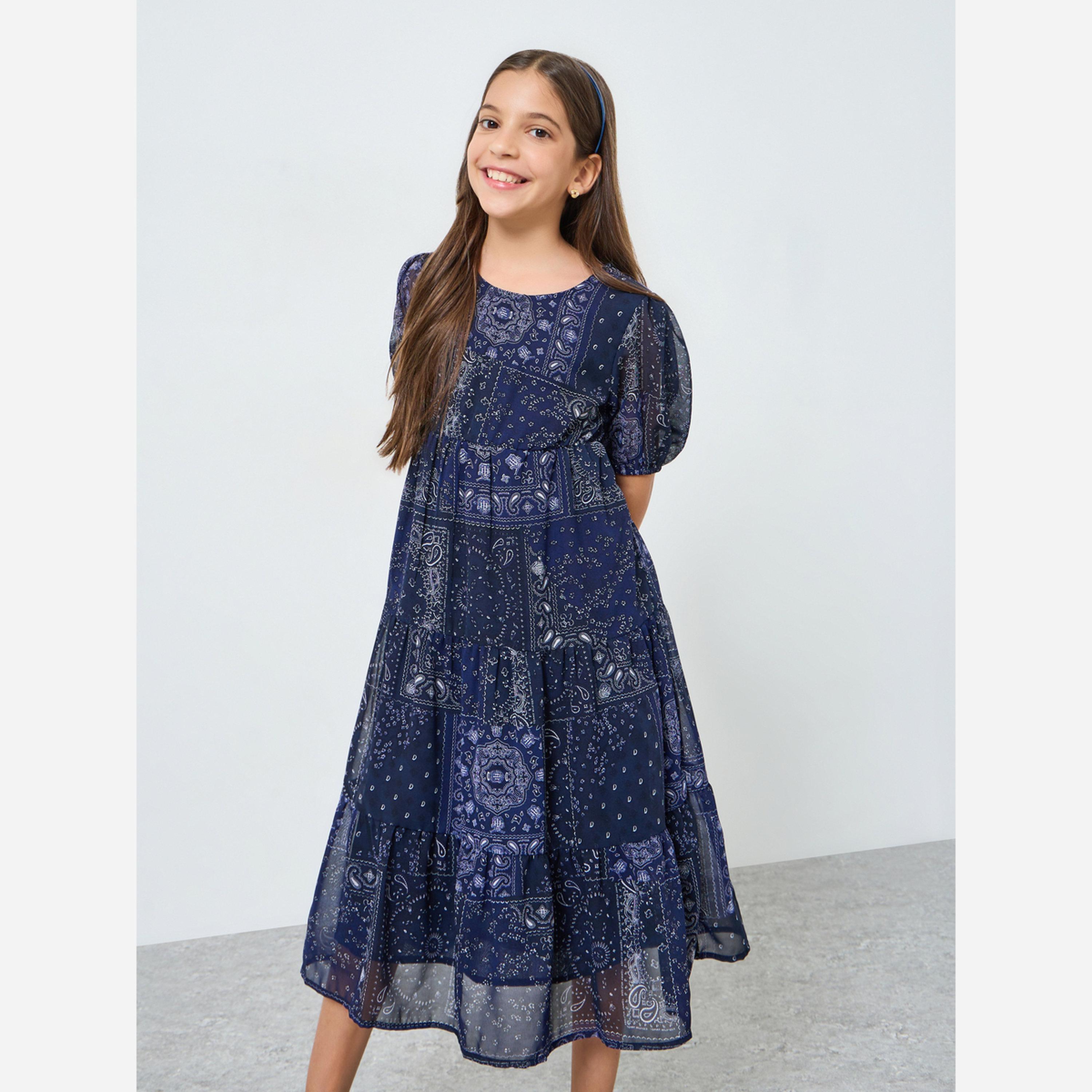 ستايلي - فستان طبعة بالكامل-girls-clothing-dressesandjumpsuits-image-2