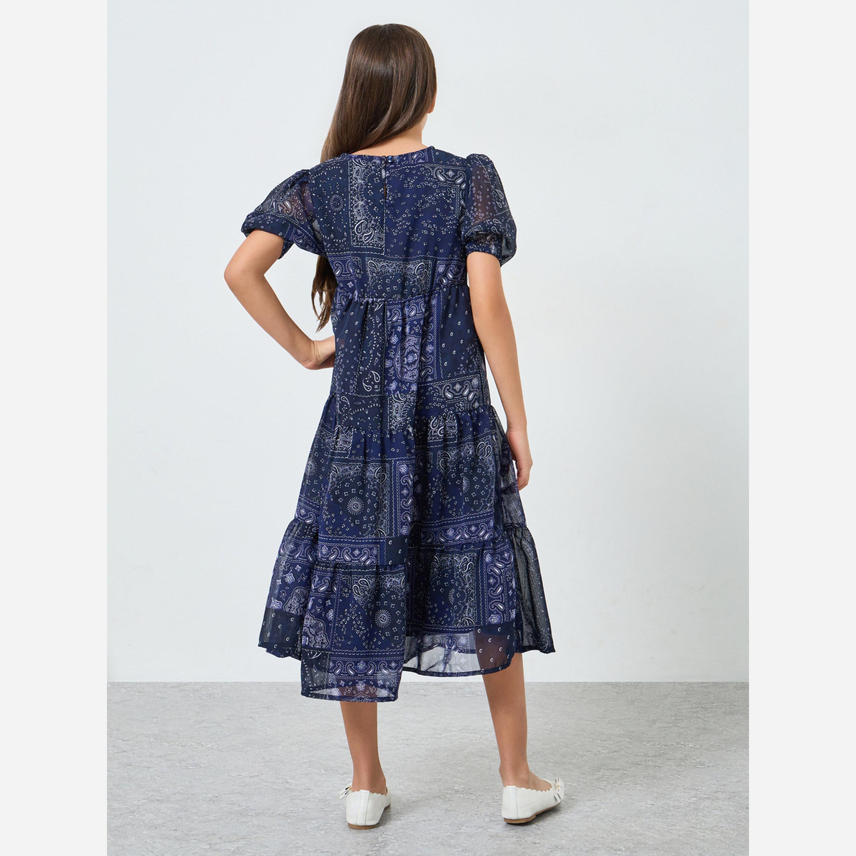 Styli Teens All Over Print Dress-girls-clothing-dressesandjumpsuits-image-3