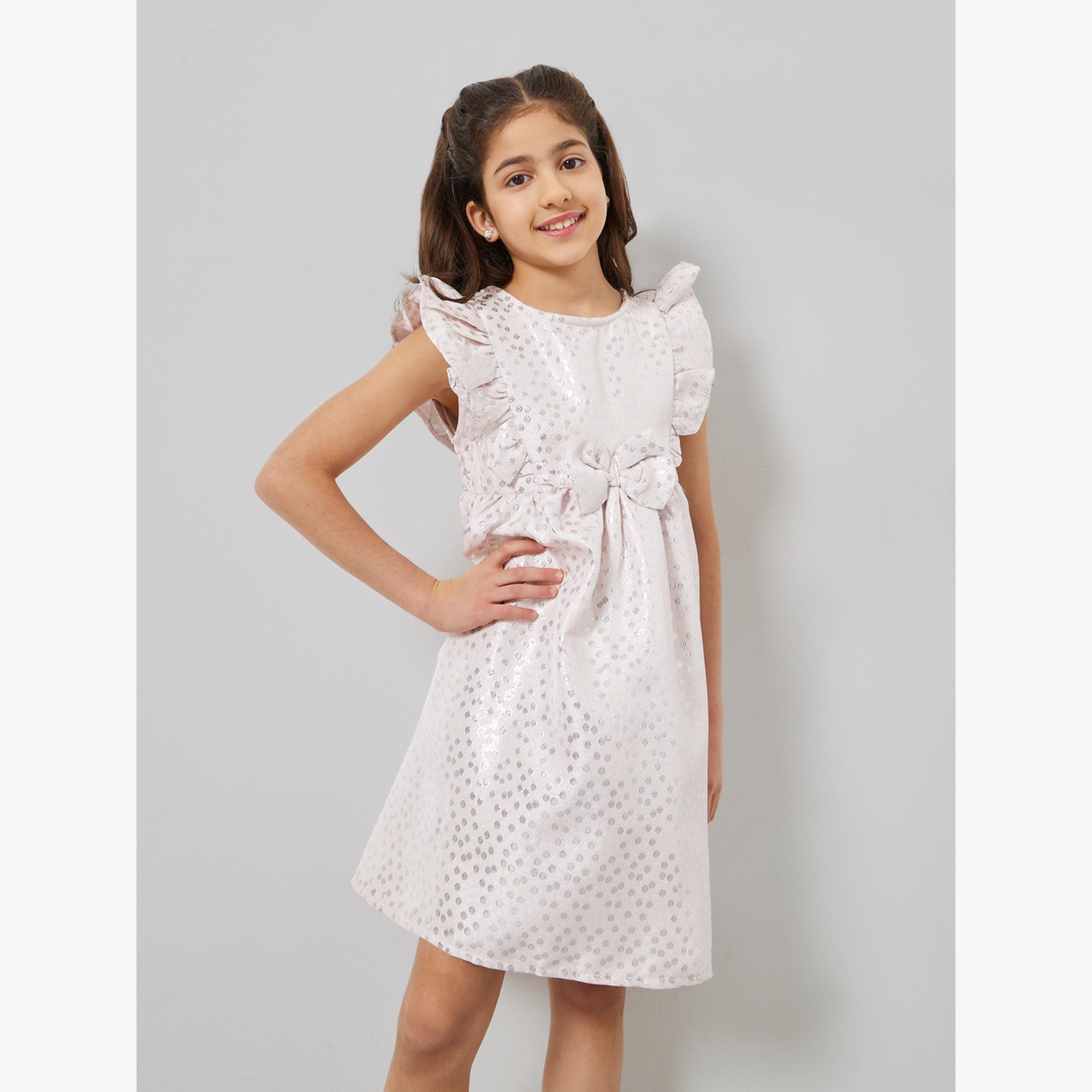 فستان جاكار بتفاصيل كشكشة-girls-clothing-dressesandjumpsuits-image-2
