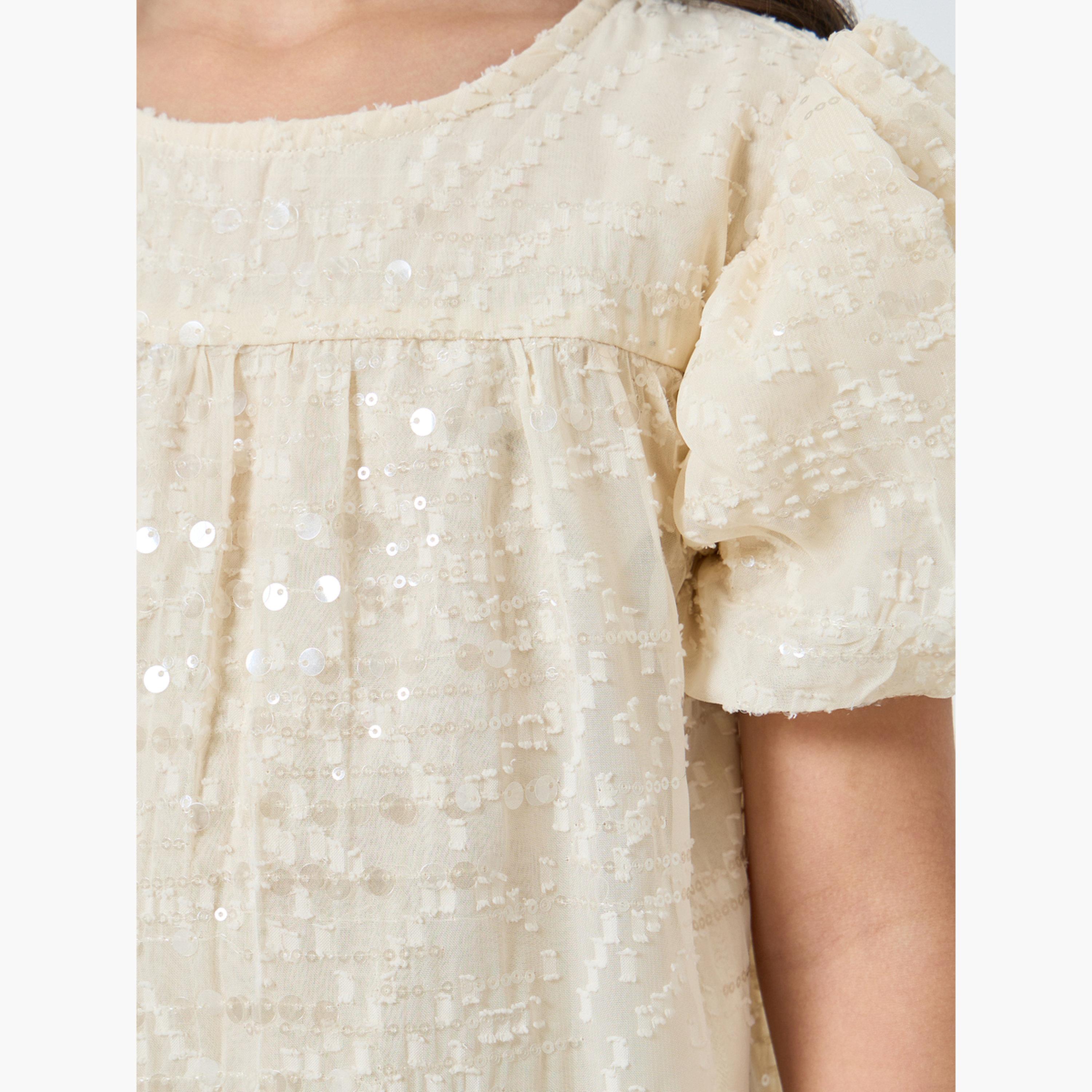 فستان قصير بحافة واسعة وترتر-girls-clothing-dressesandjumpsuits-image-3