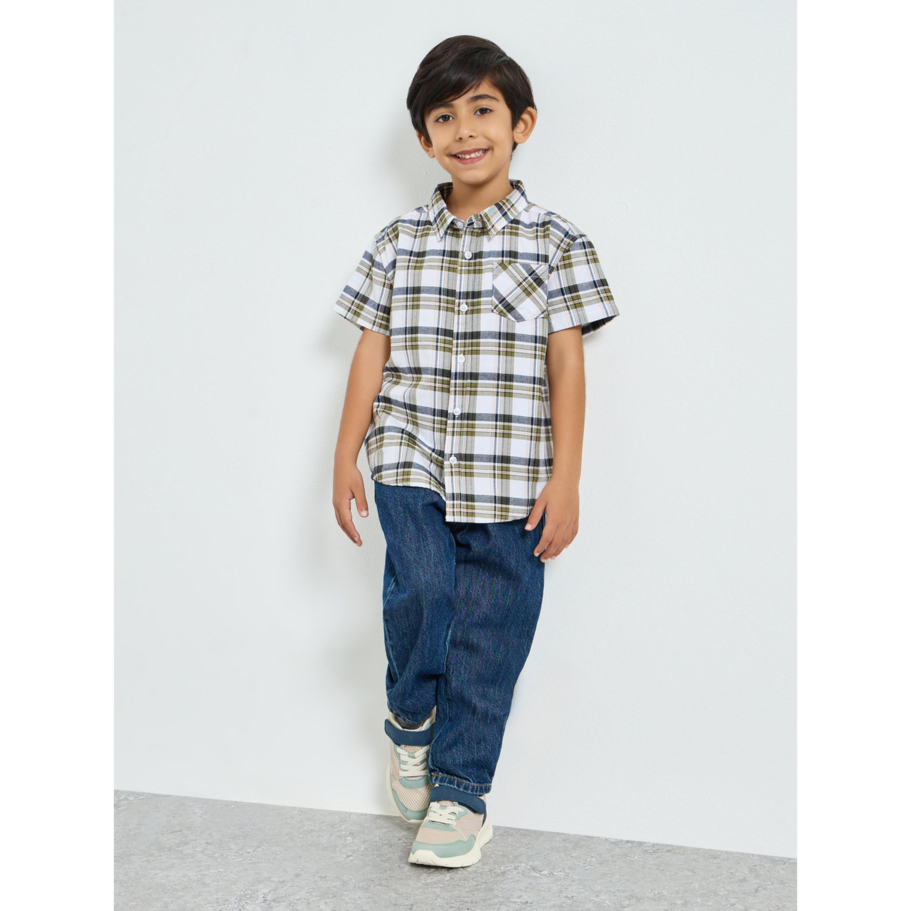 قميص أولادي قطن كاروهات-boys-clothing-shirts-image-2