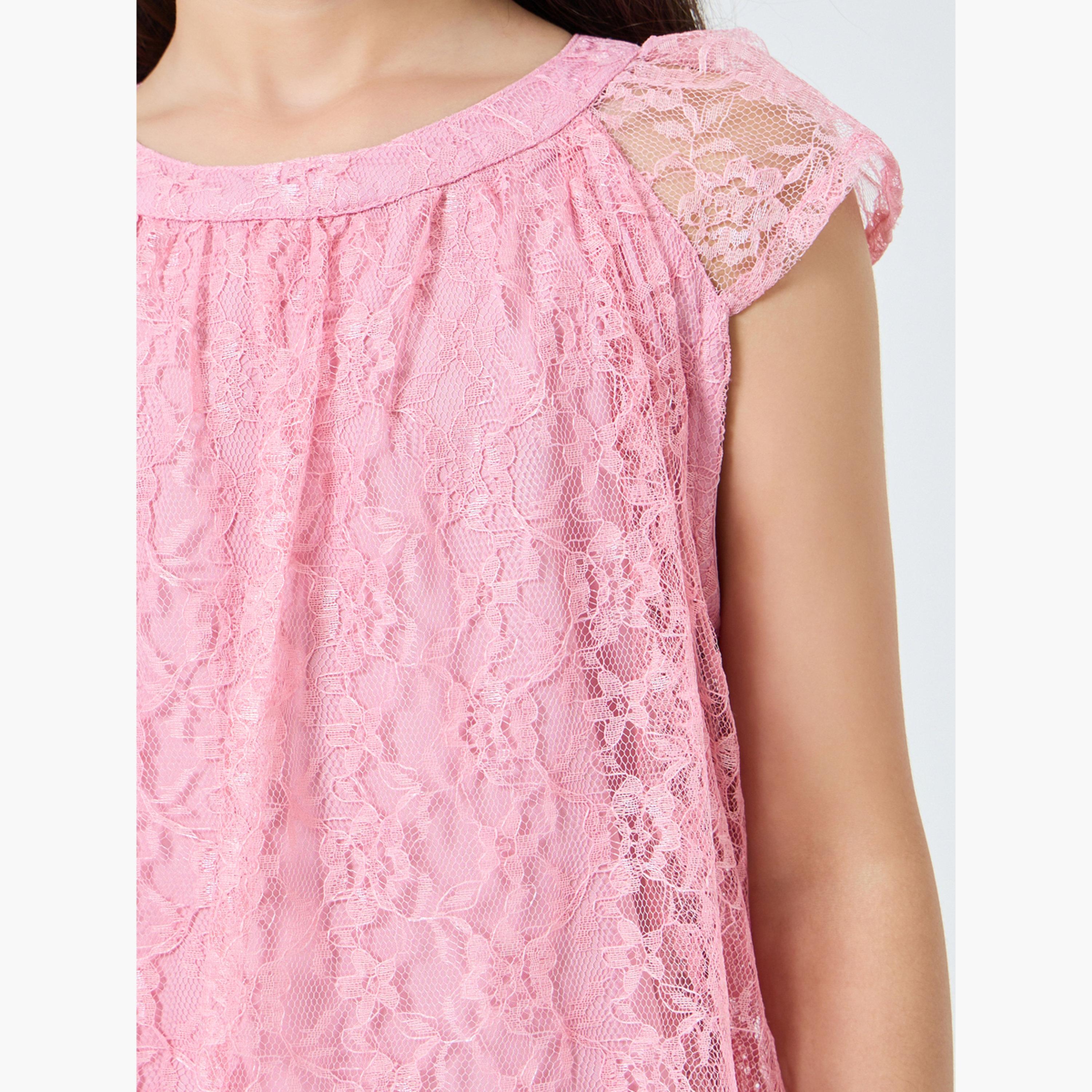 فستان بحافة واسعة ودانتيل-girls-clothing-dressesandjumpsuits-image-3