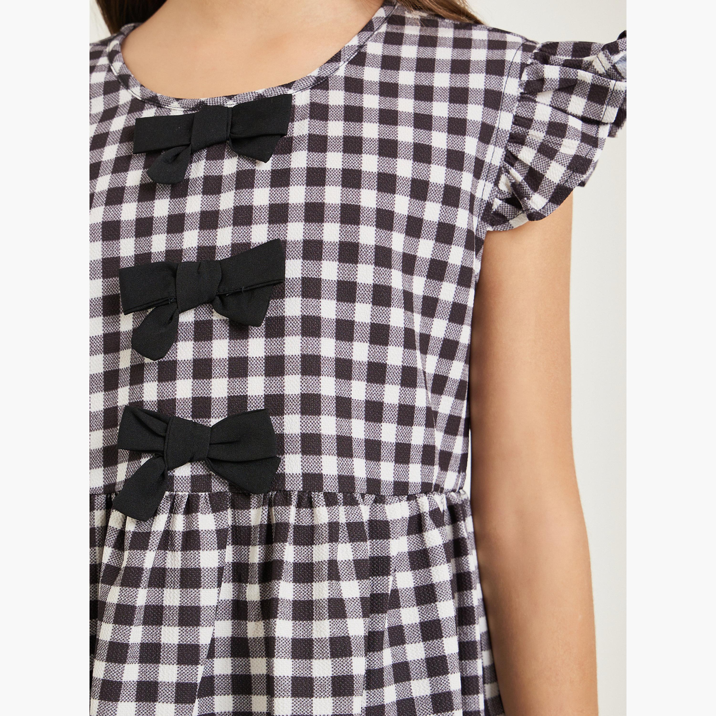 Styli Teens Gingham Check Top and Pants Set-girls-clothing-setsandcoords-image-6