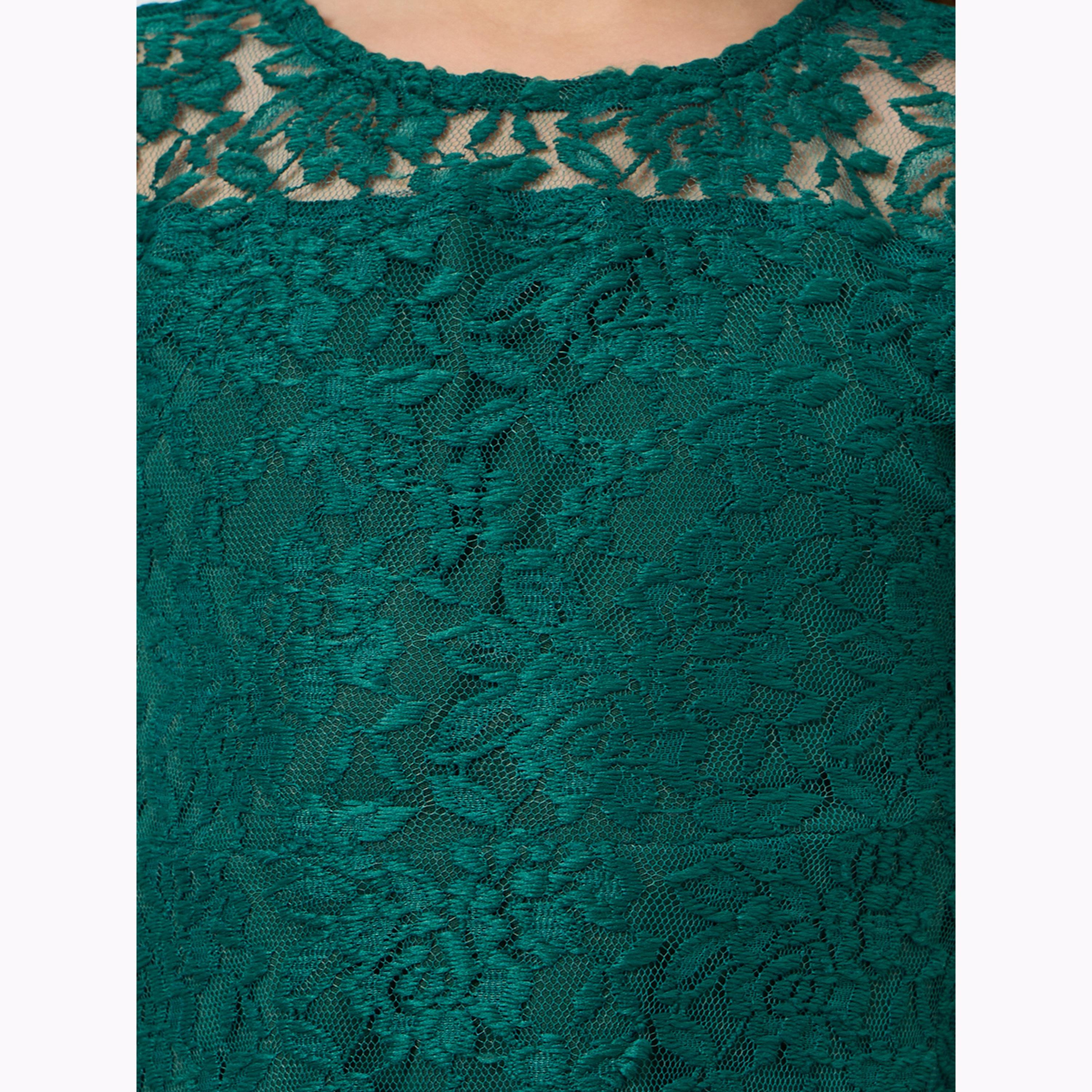 Styli Girls Short Sleeve Lace Dress-girls-clothing-dressesandjumpsuits-image-4