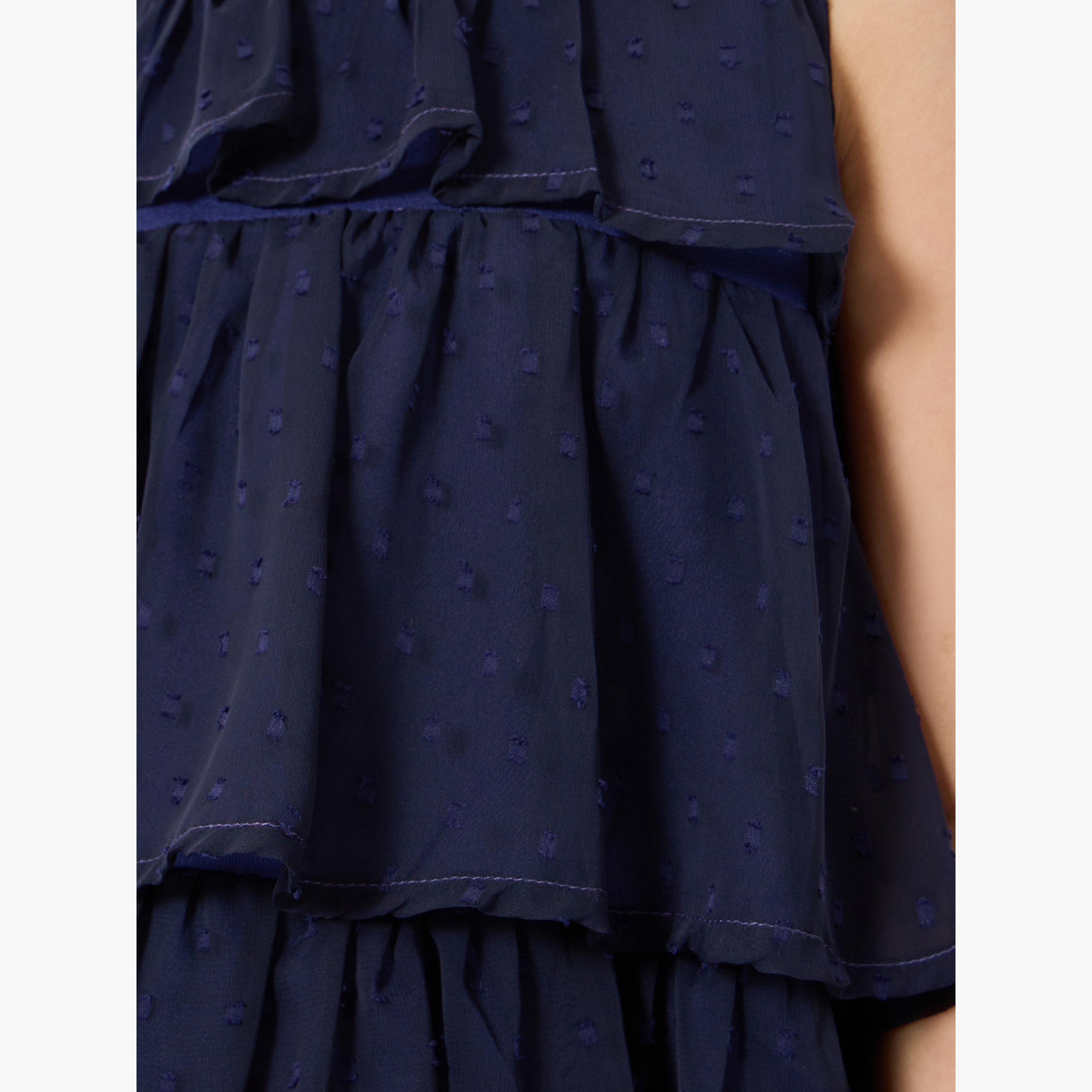 Styli Girls Dobby Layered Dress-girls-clothing-dressesandjumpsuits-image-3