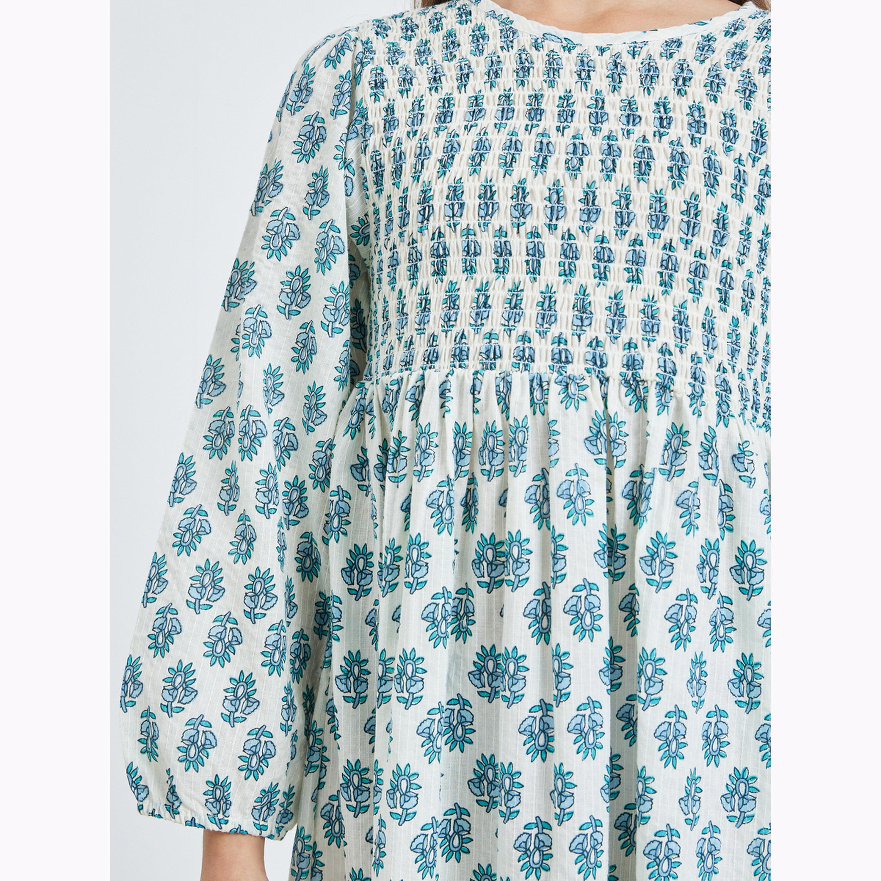 Styli Girls Floral Print A-Line Maxi Dress-girls-clothing-dressesandjumpsuits-image-4