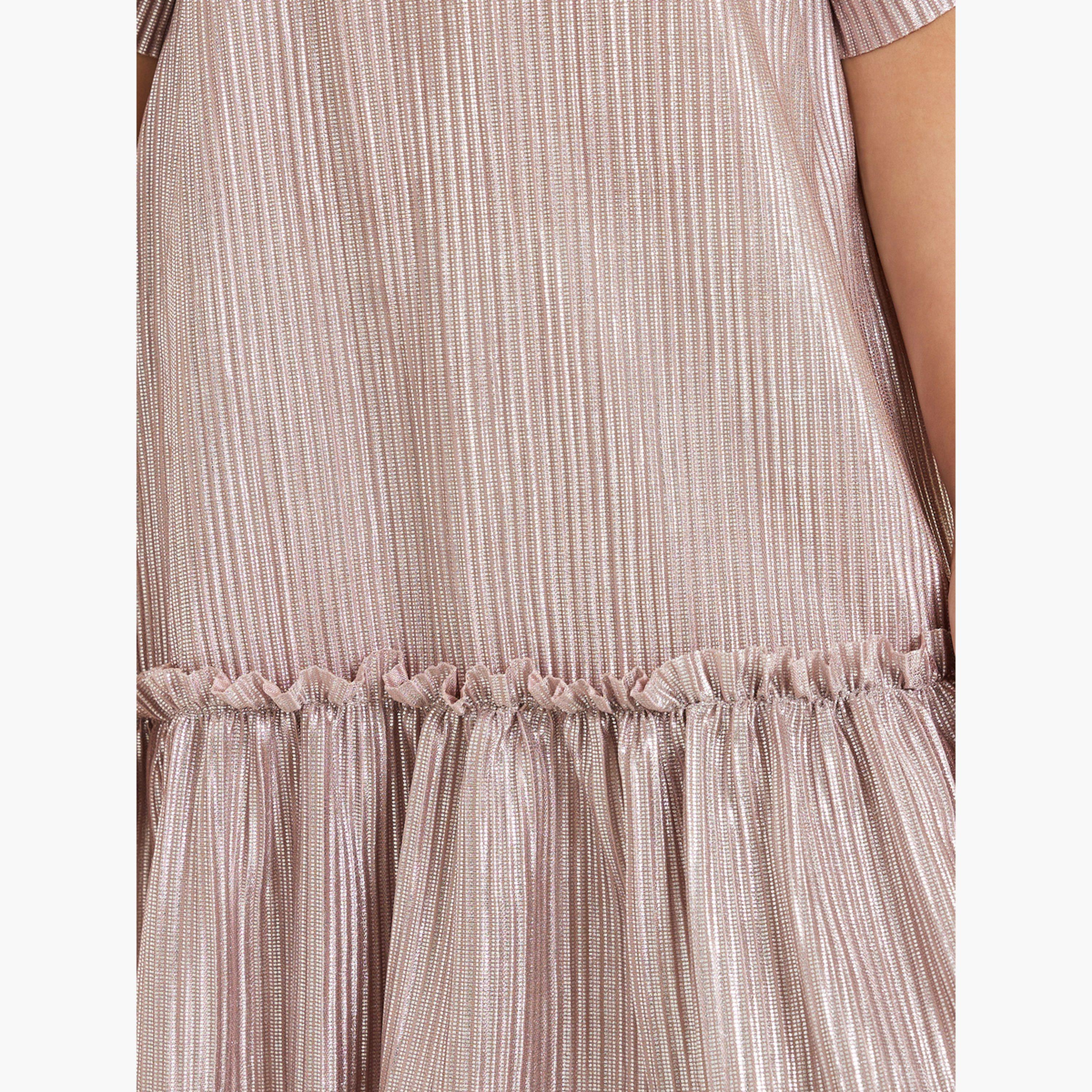 فستان ميدي بحافة واسعة وكسرات-girls-clothing-dressesandjumpsuits-image-4