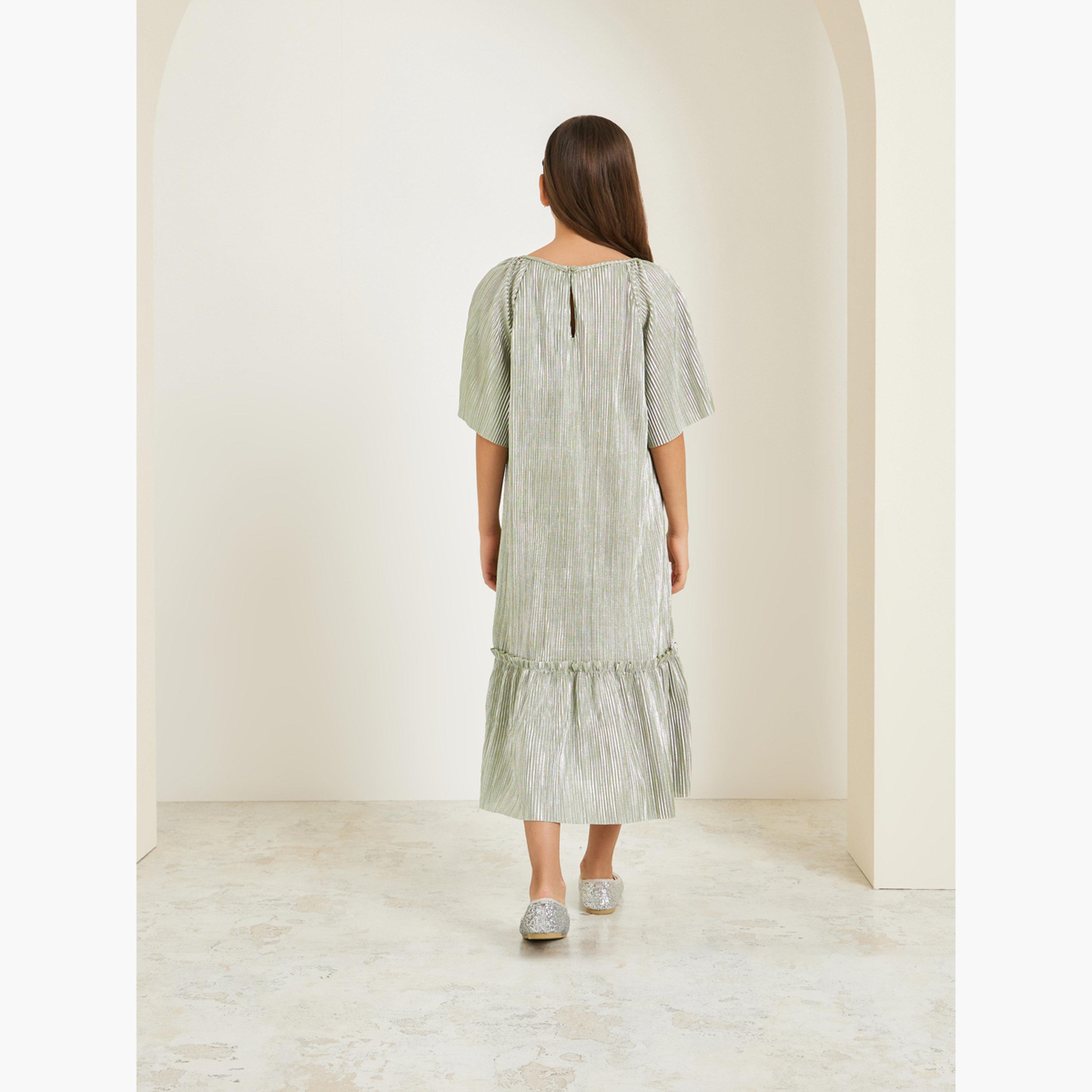 فستان بليسيه بخصر منخفض-girls-clothing-dressesandjumpsuits-image-3