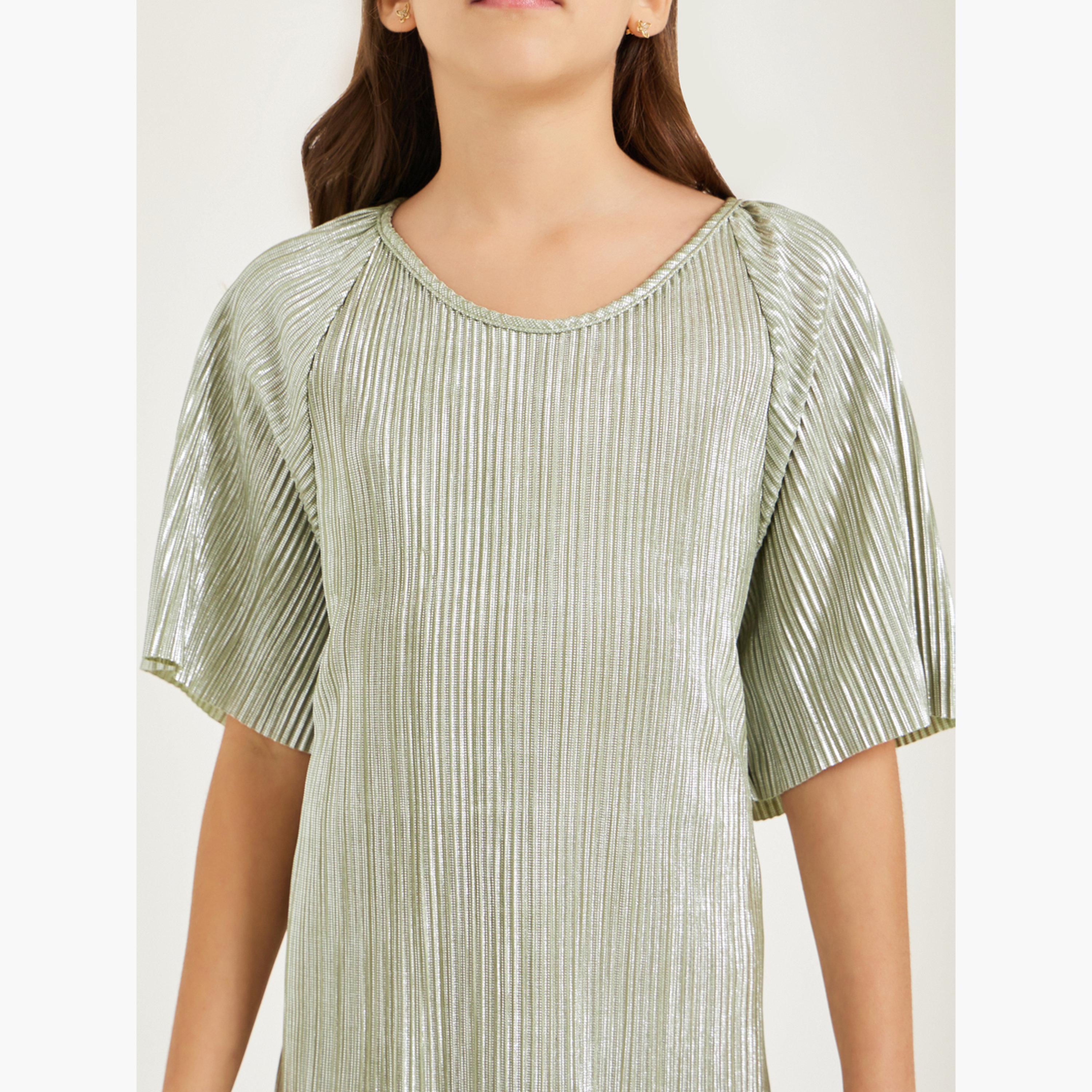 فستان بليسيه بخصر منخفض-girls-clothing-dressesandjumpsuits-image-4