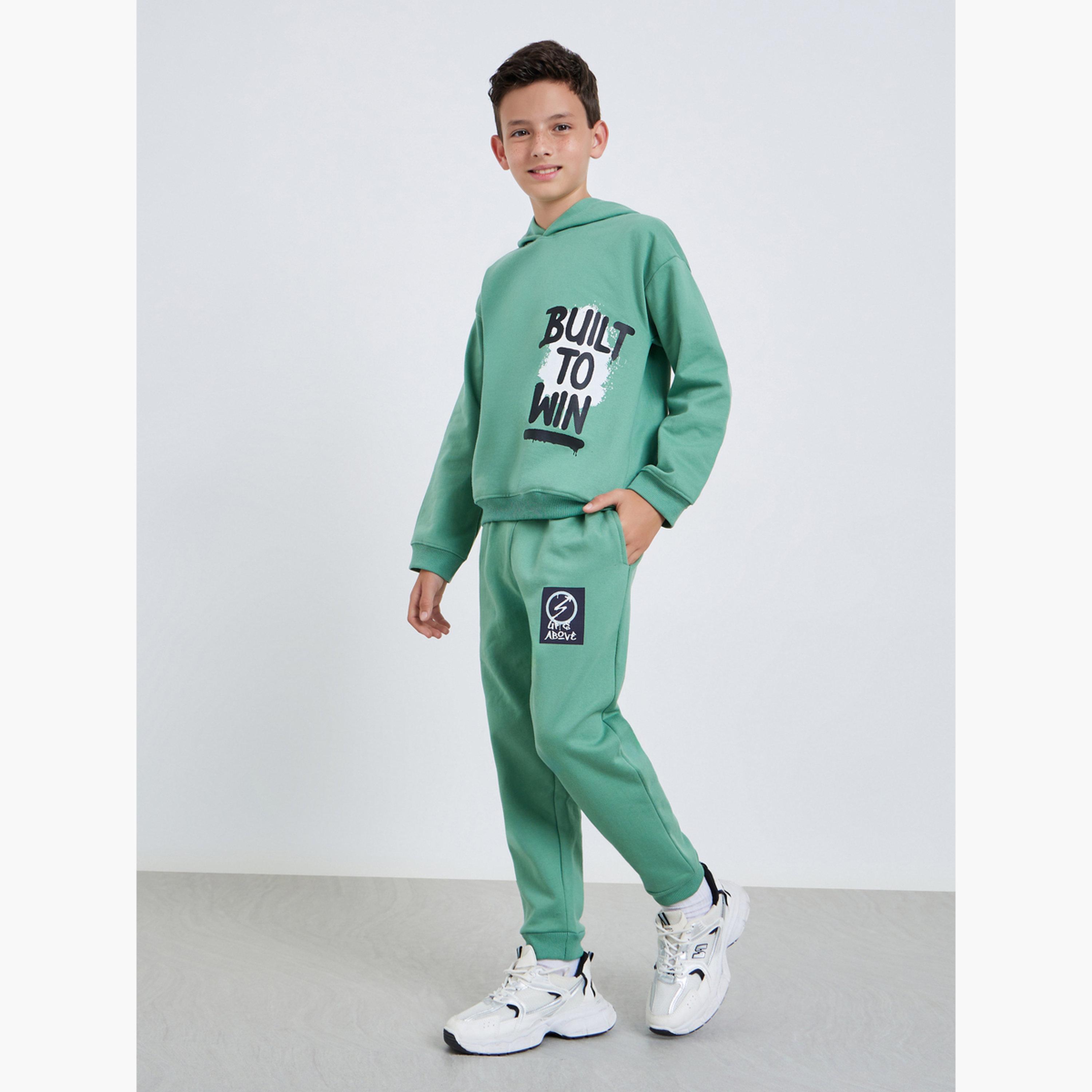 هودي قطني بطبعة جرافيك-boys-clothing-sweatshirts-image-2