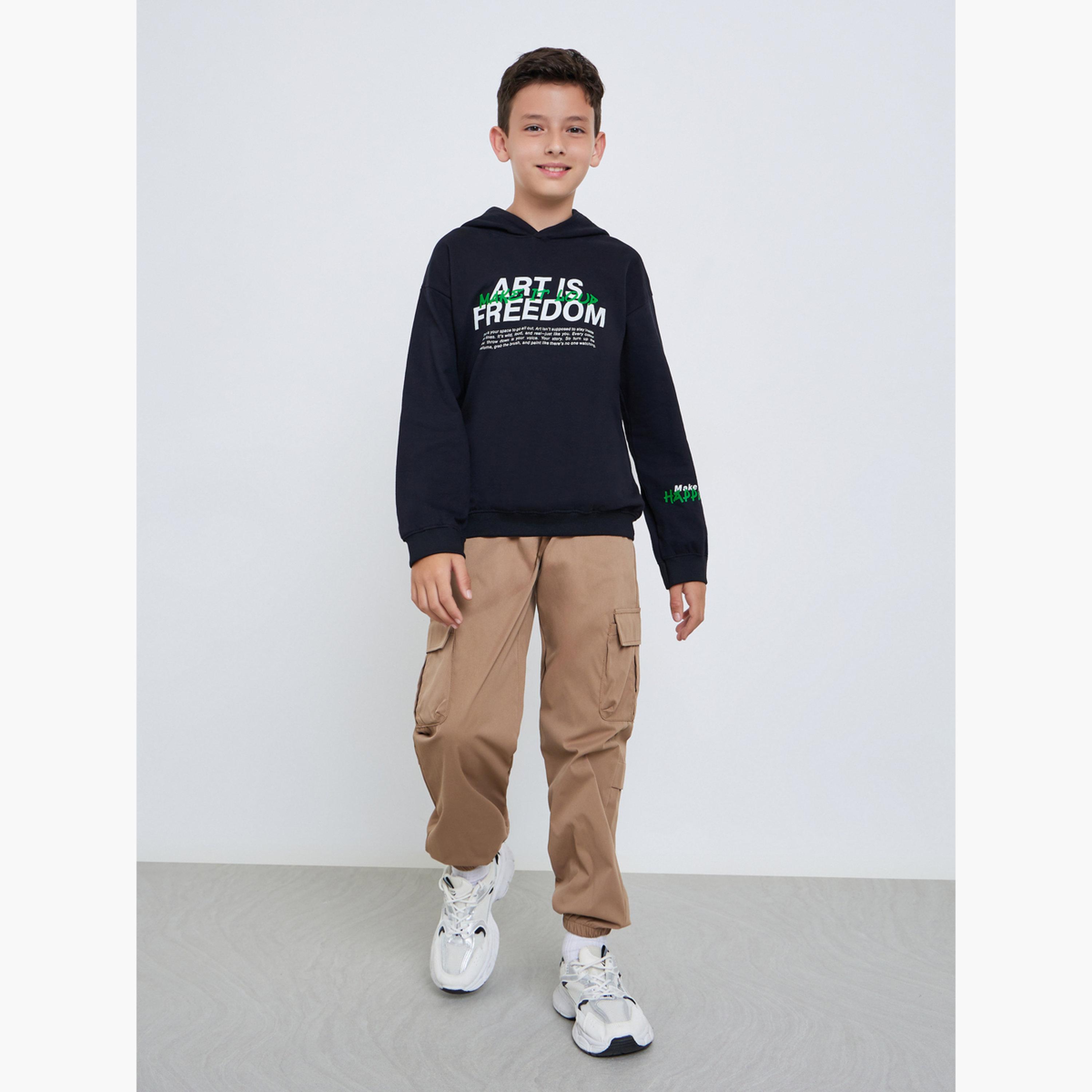 هودي قطني بطبعة جرافيك-boys-clothing-sweatshirts-image-2