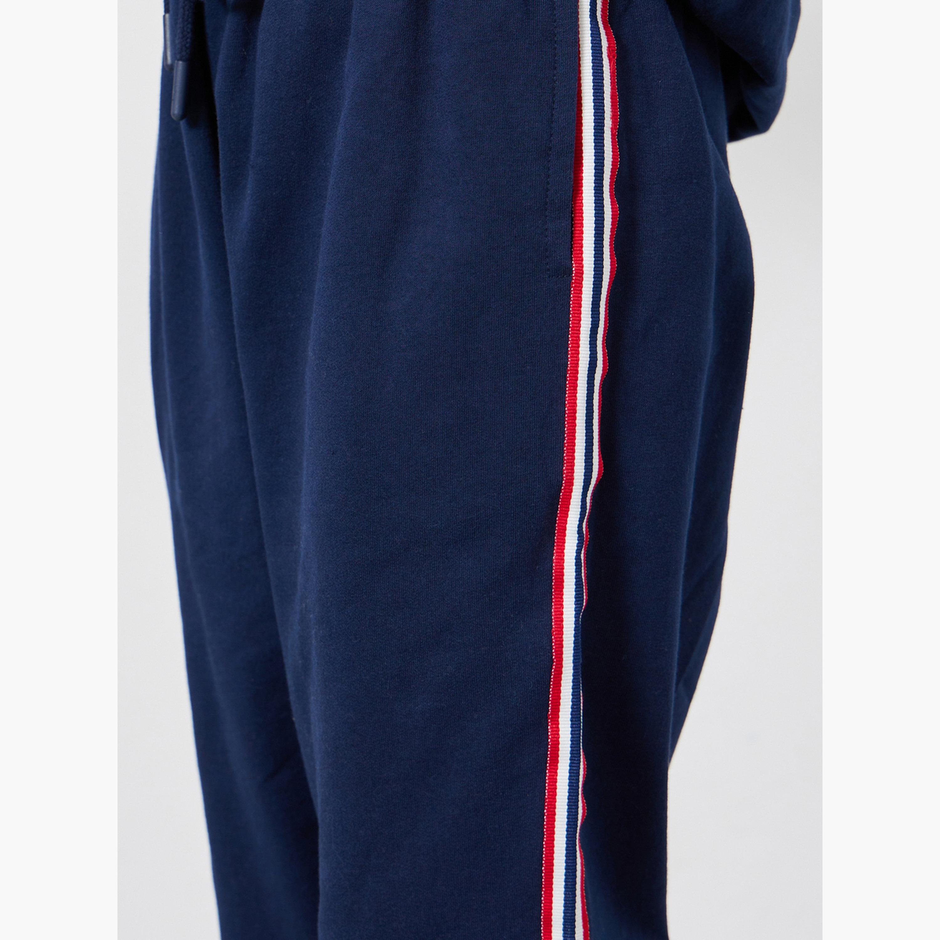 جوغر قطني بشريط جانبي-girls-clothing-bottoms-joggersandtrackpants-image-3