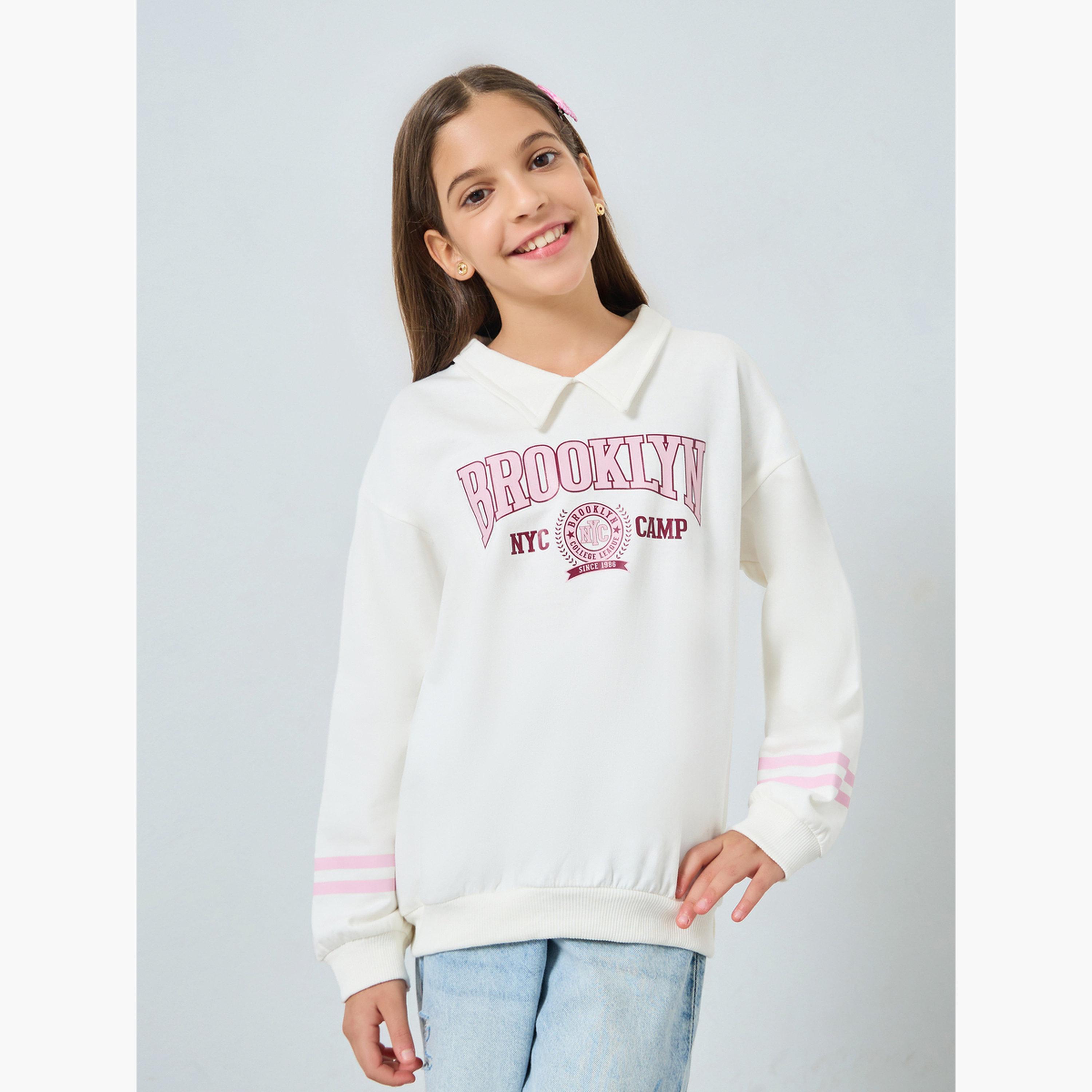 سويت شيرت بطبعة جرافيك-girls-clothing-sweatshirts-image-1