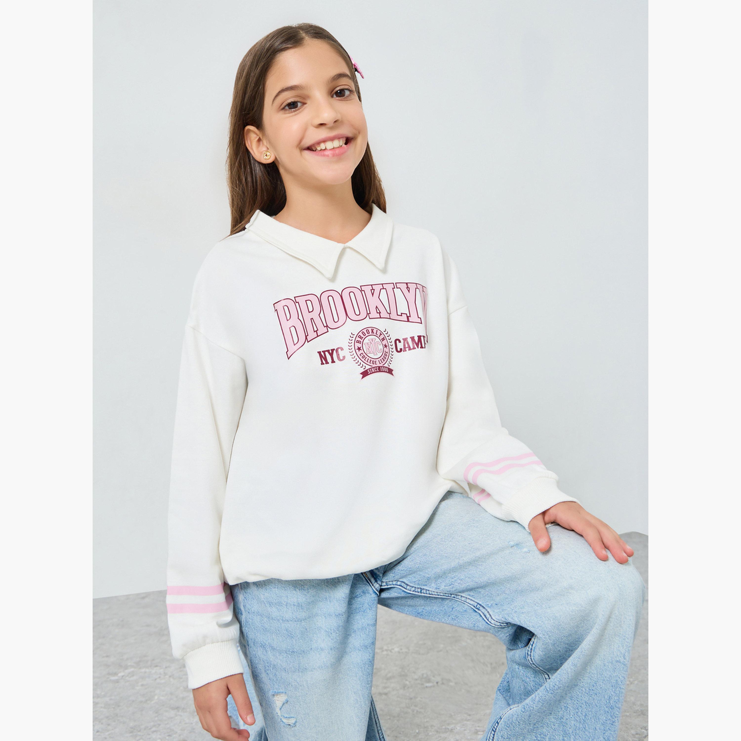 سويت شيرت بطبعة جرافيك-girls-clothing-sweatshirts-image-3