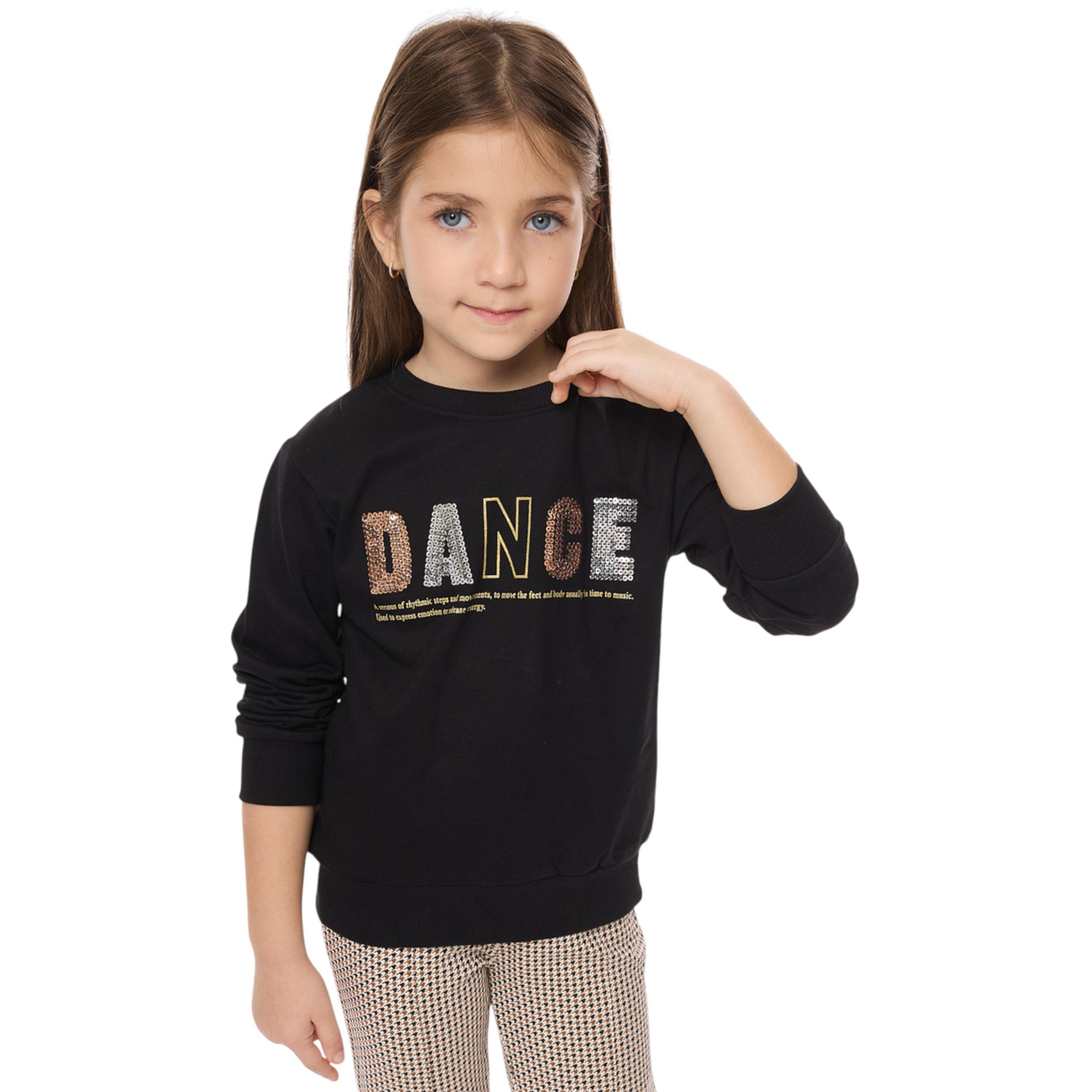 Victor and Jane X Styli Girls Black Embellished Sweatshirt-girls-clothing-sweatshirts-image-1