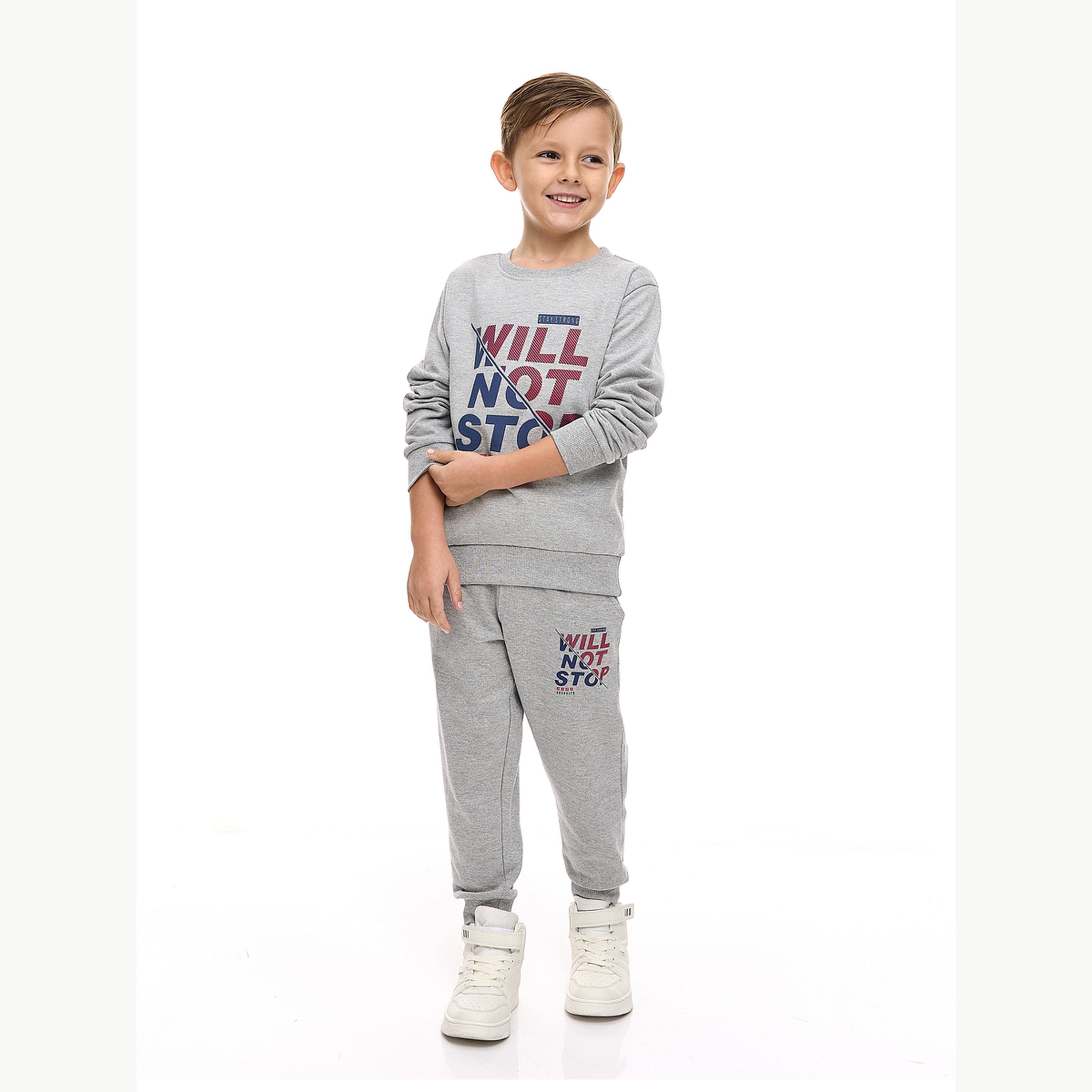 Victor and Jane X Styli Boys Grey Graphic Sweatshirt and Joggers Set-boys-clothing-setsandcoords-image-1