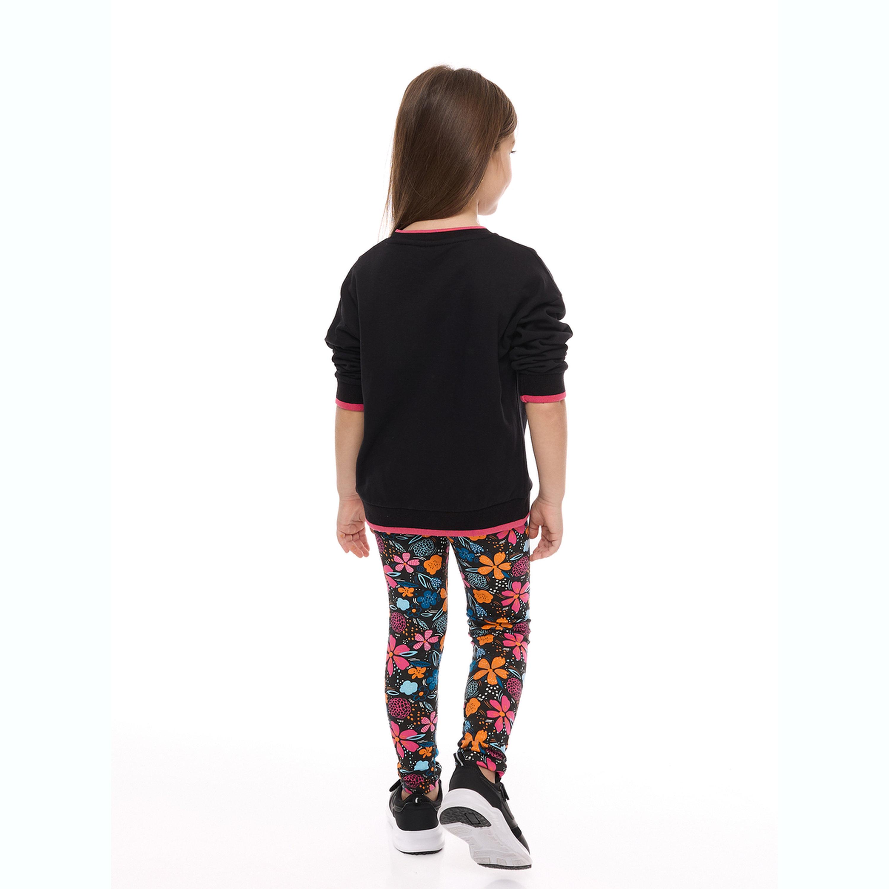 Victor and Jane X Styli Girls Graphic Floral Top and Leggings Set-girls-clothing-setsandcoords-image-3