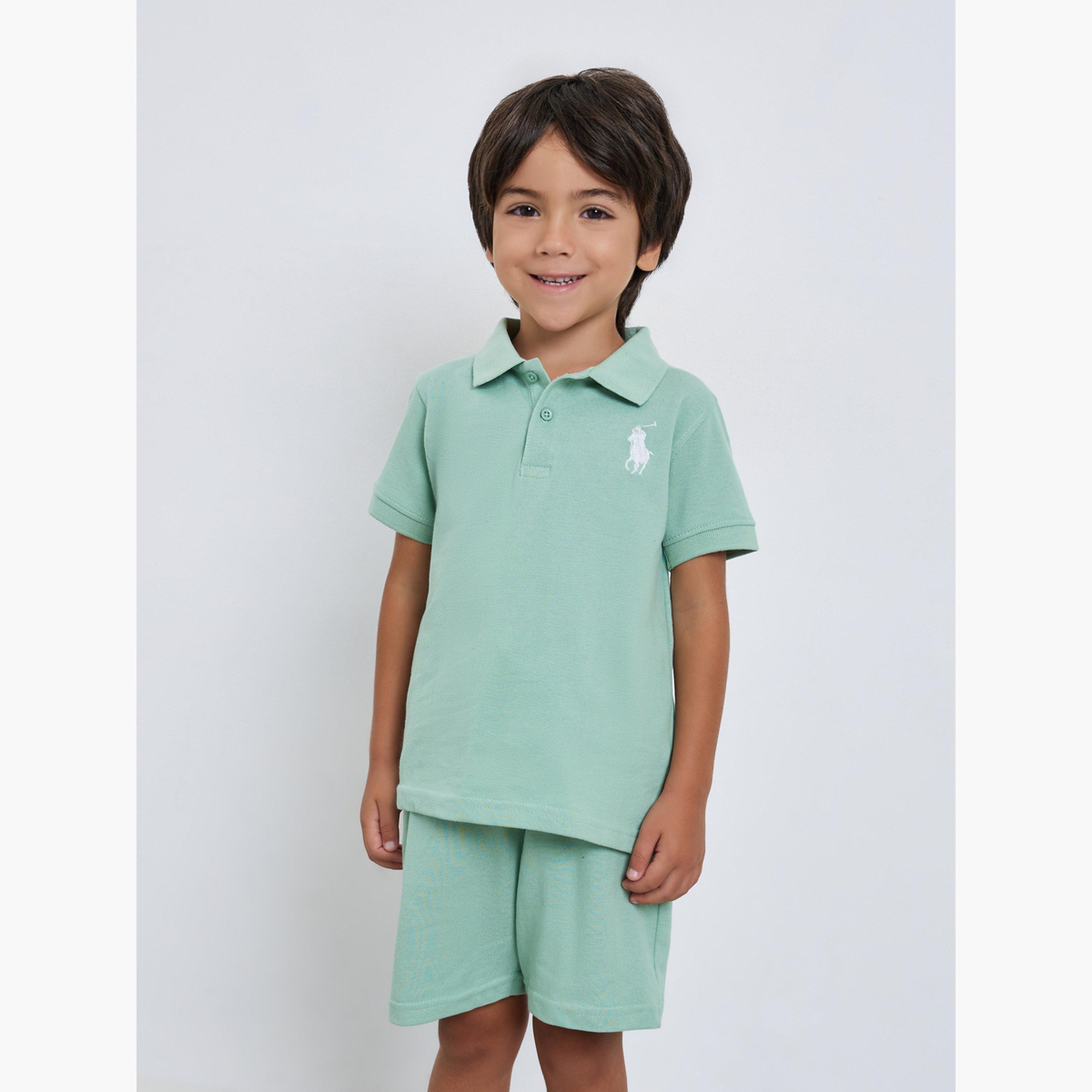 مجموعة من شورت وتيشيرت بياقة بولو-boys-clothing-setsandcoords-image-2
