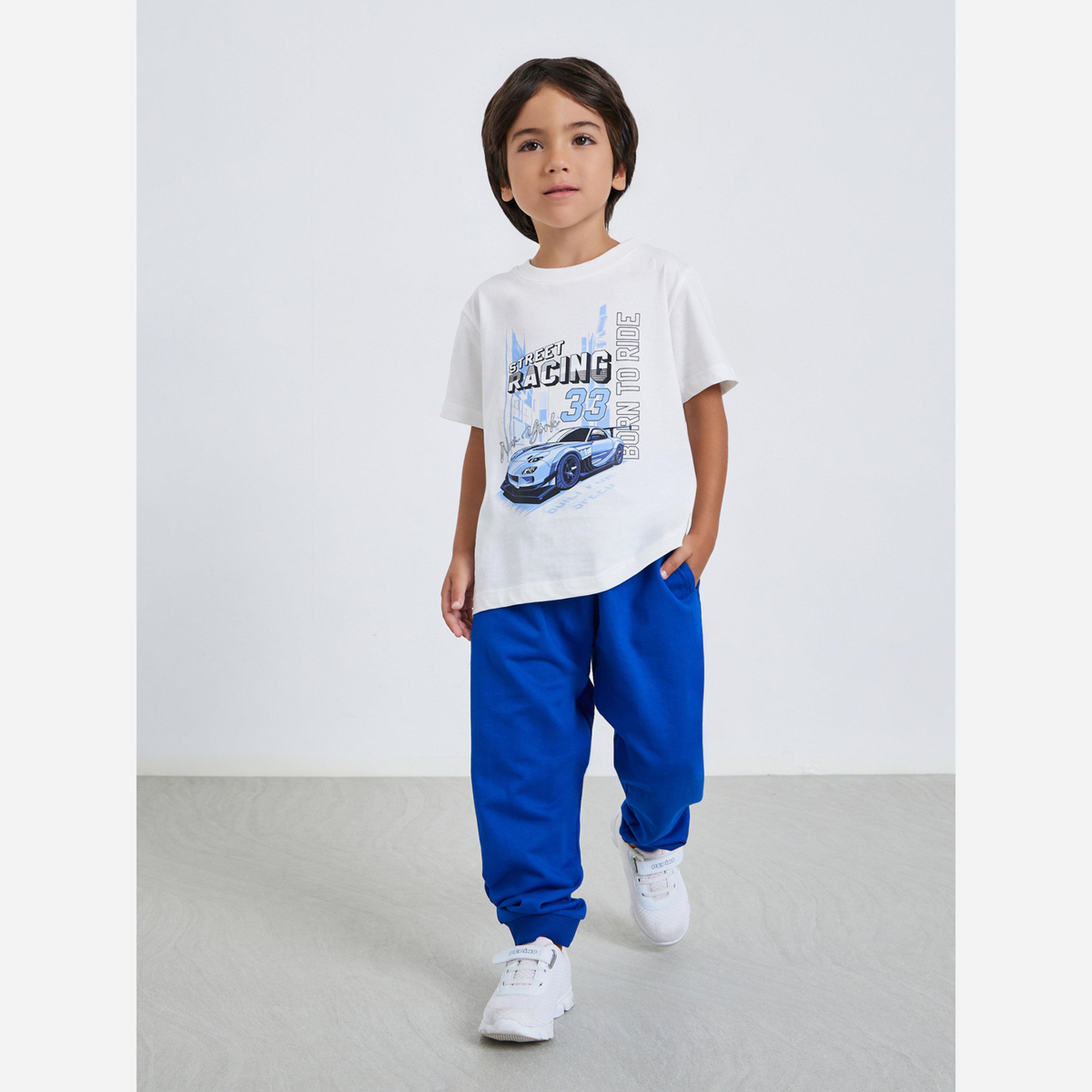 Styli Boys Street Racing T-Shirt and Jogger Set-boys-clothing-setsandcoords-image-1