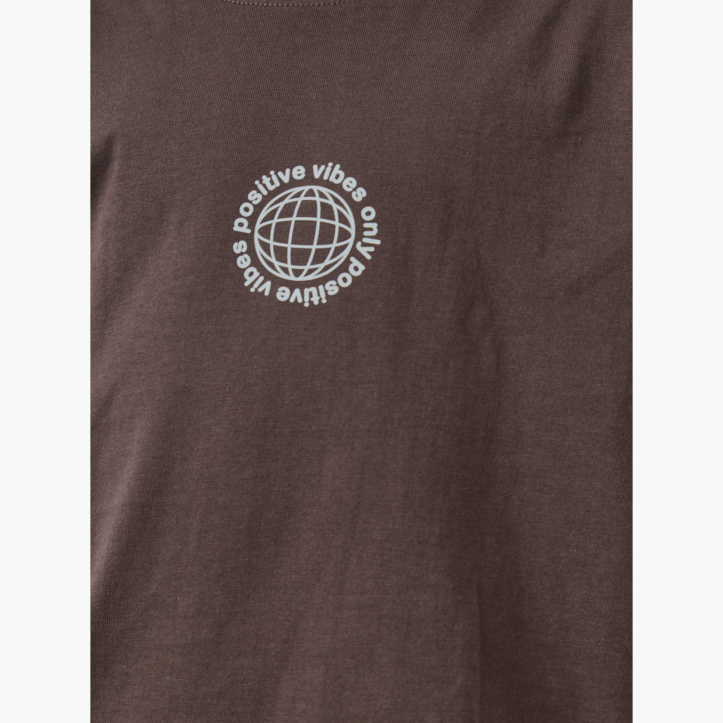 Styli Boys Brown Printed Cotton T-Shirt and Joggers Set-boys-clothing-setsandcoords-image-3
