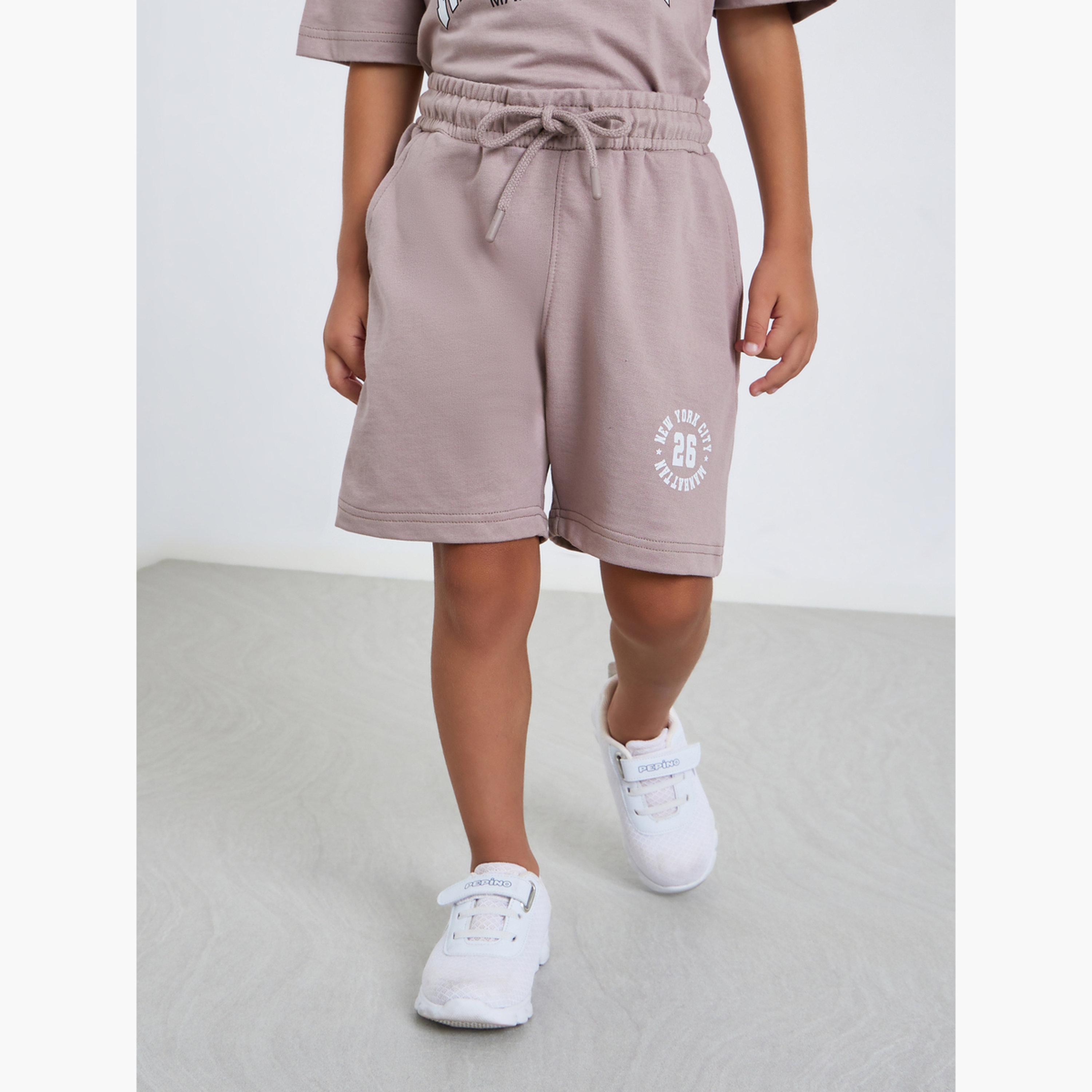 طقم تيشيرت قطن مطبوع وشورت-boys-clothing-setsandcoords-image-4