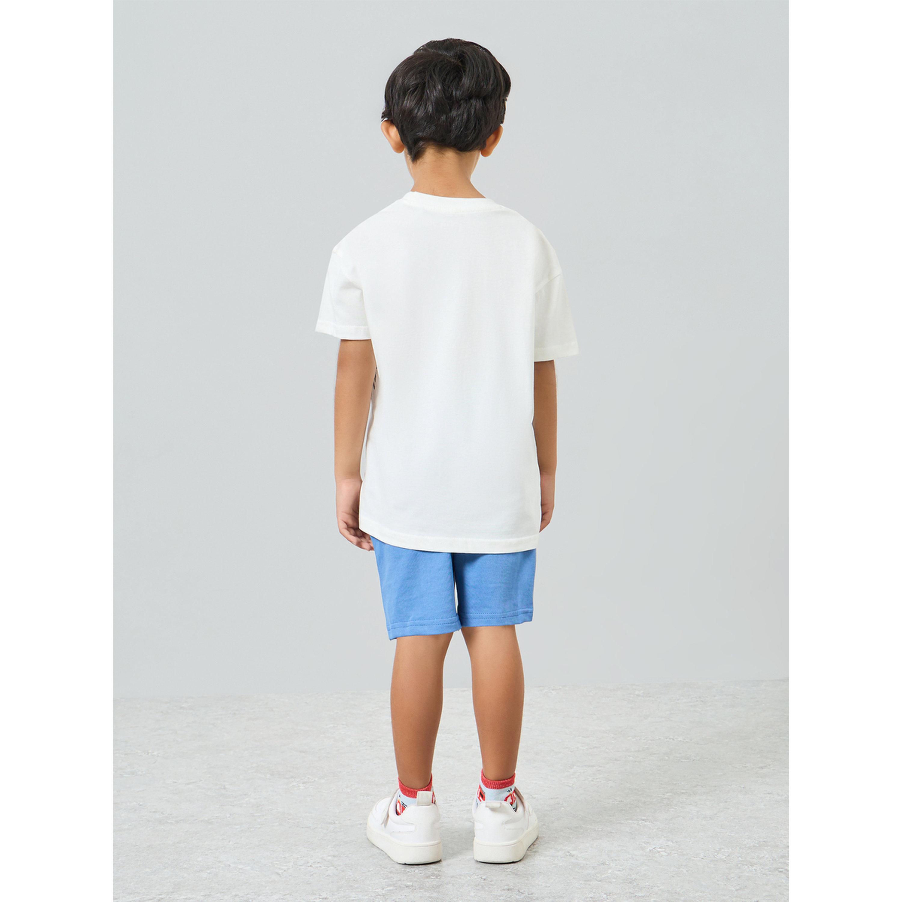 Styli Boys Cotton Eagle Print T-Shirt and Shorts Set-boys-clothing-setsandcoords-image-5