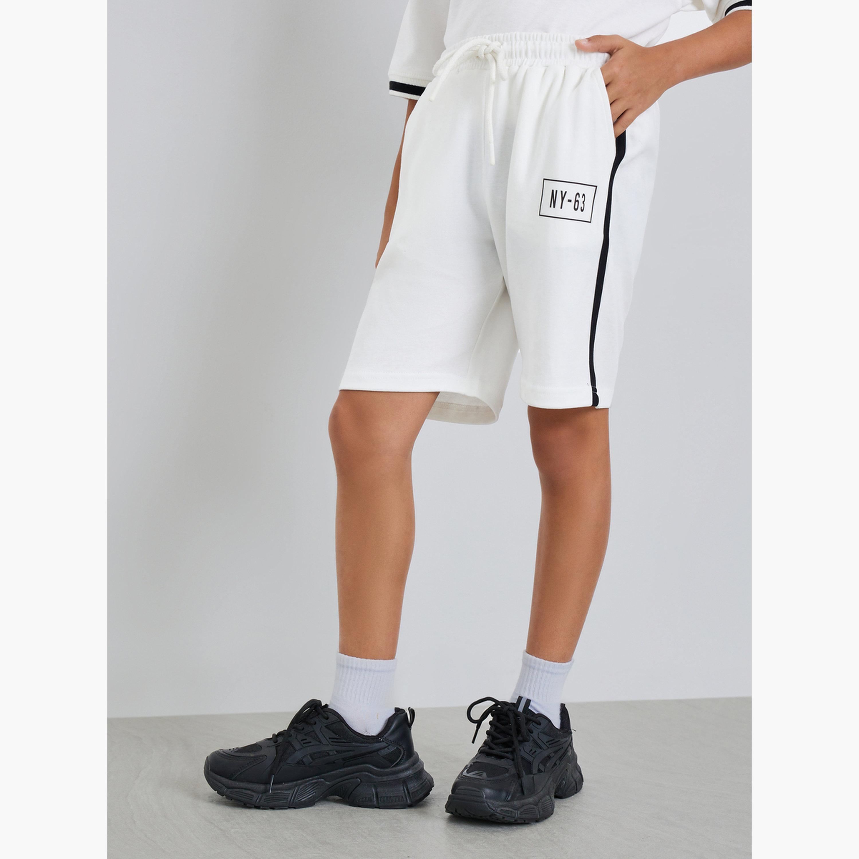 طقم تيشيرت قطن وشورت-boys-clothing-setsandcoords-image-4