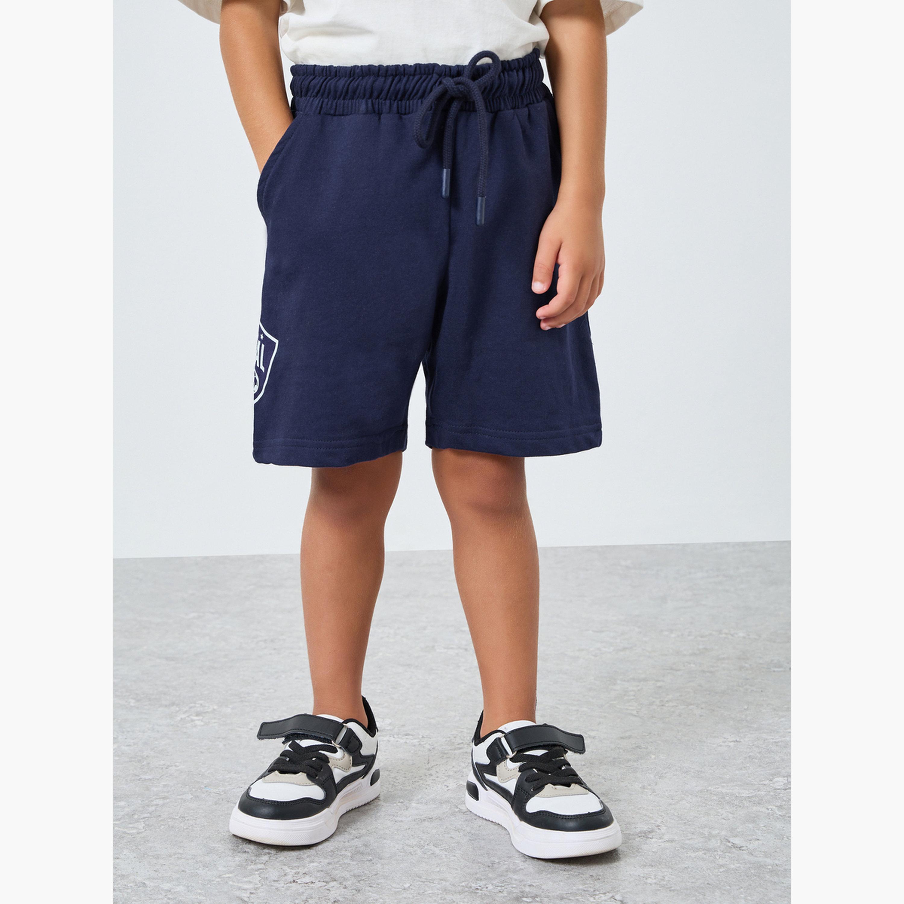 طقم تيشيرت قطن مطبوع وشورت-boys-clothing-setsandcoords-image-4