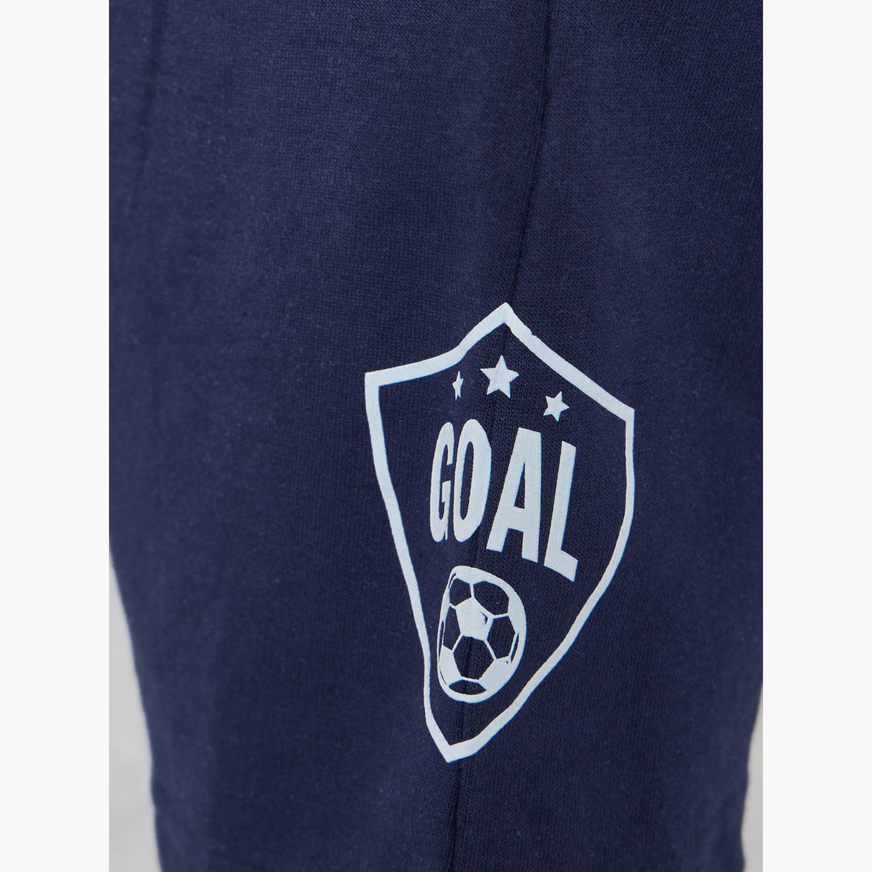 طقم تيشيرت قطن مطبوع وشورت-boys-clothing-setsandcoords-image-5