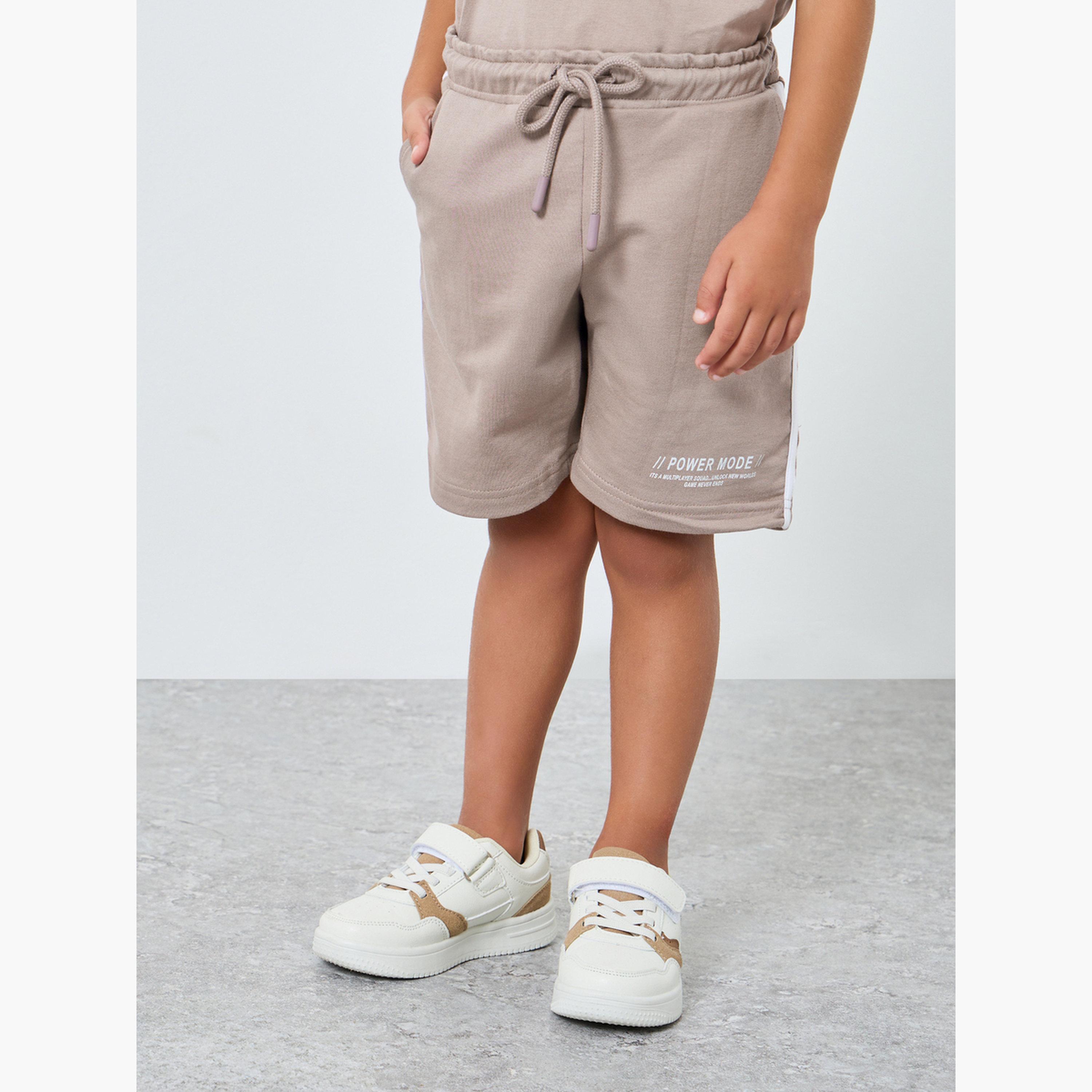 طقم تيشيرت قطن وشورت-boys-clothing-setsandcoords-image-4