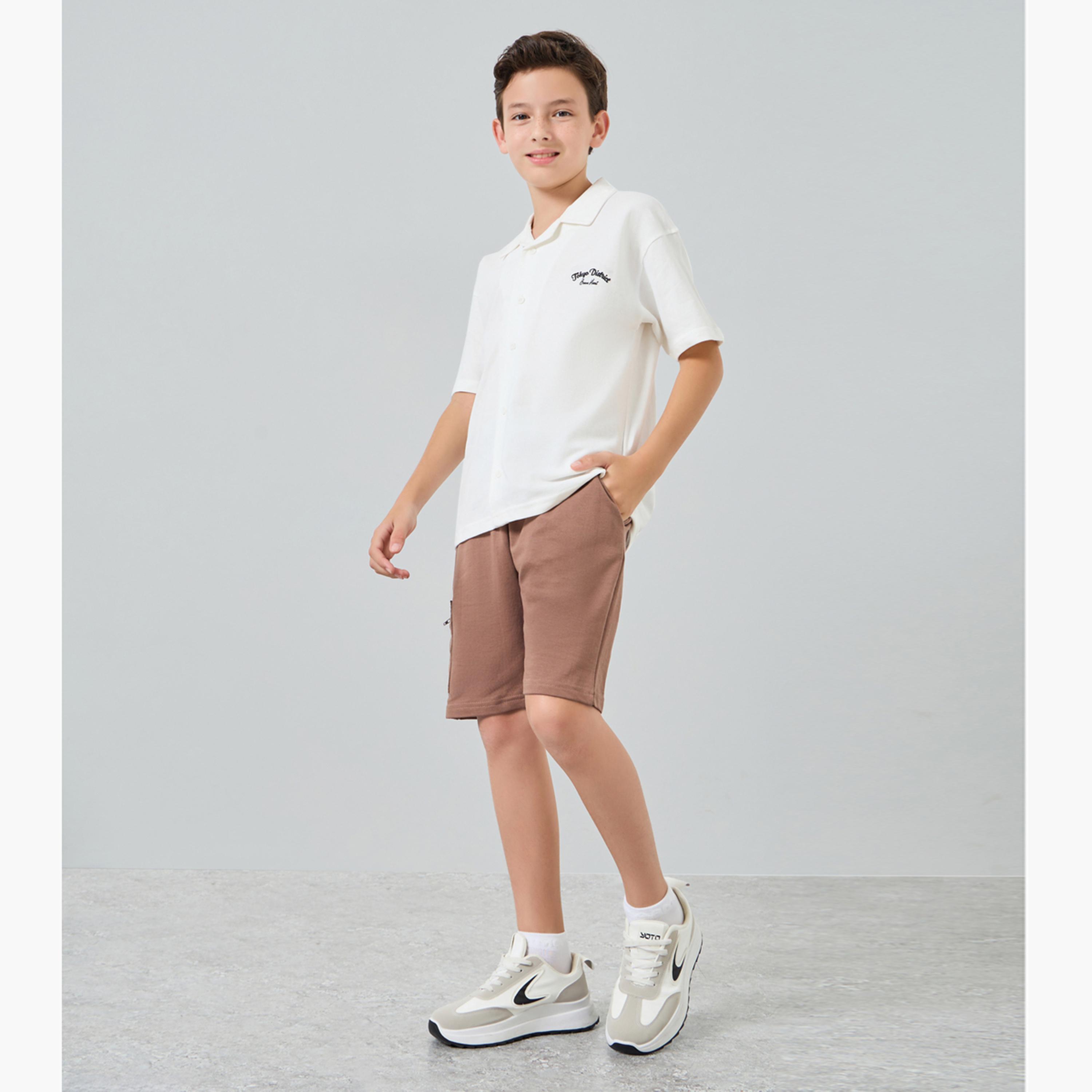 Styli Boys Jersey Graphic Print T-Shirt and Shorts Set-boys-clothing-setsandcoords-image-1