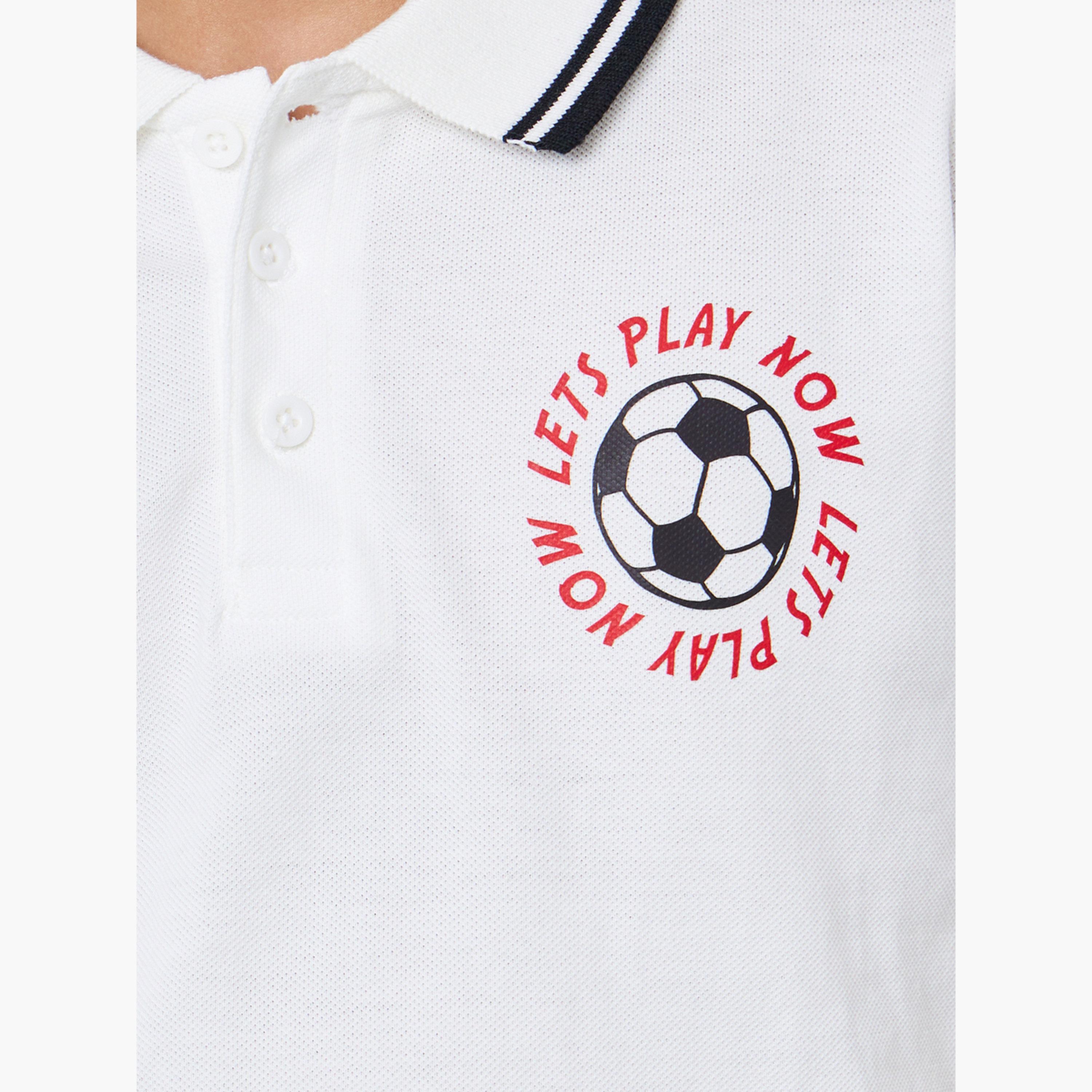 Styli Boys Off White Printed Polo T-Shirt-boys-clothing-tshirtsandpolos-image-4