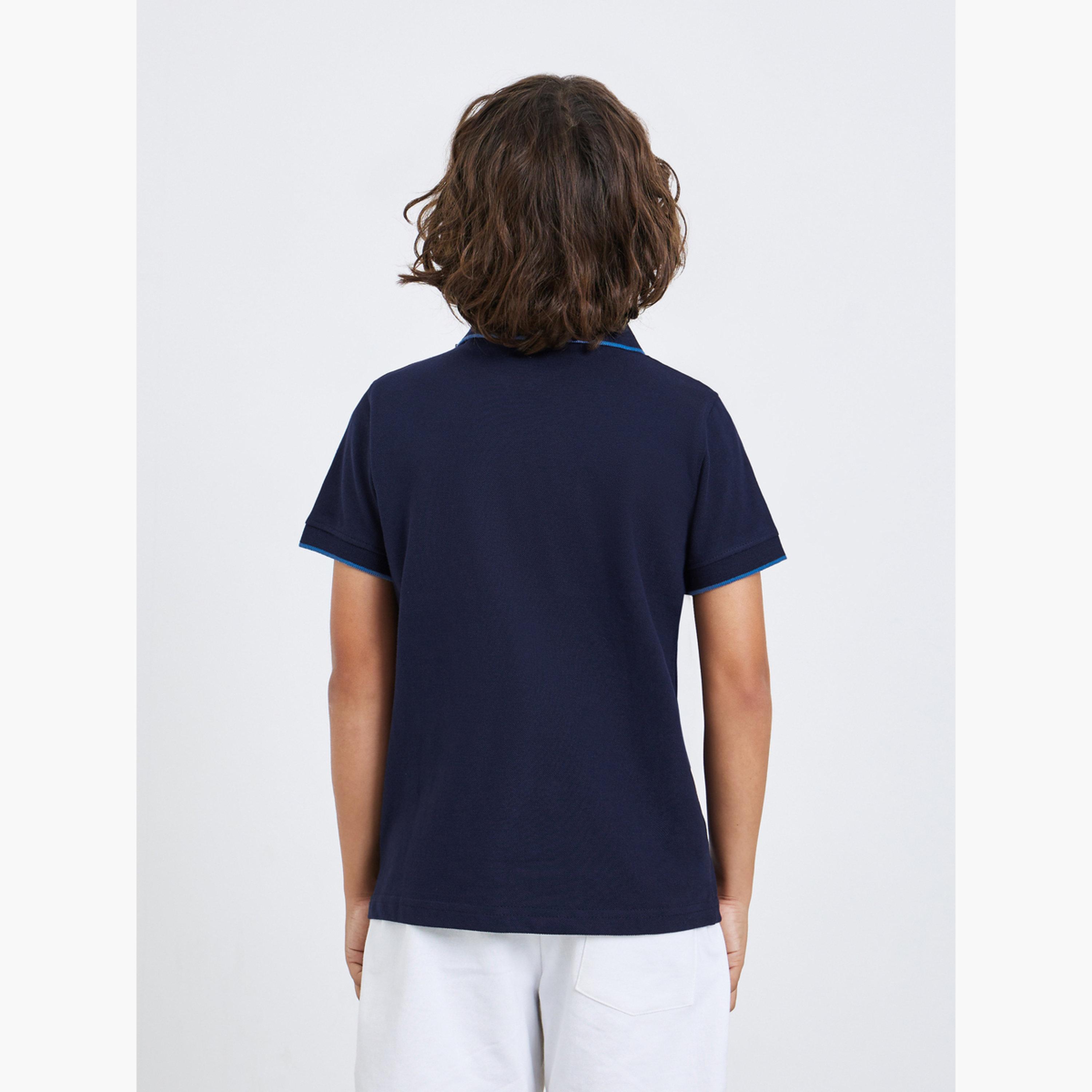 تيشيرت بولو بنمط كتل الالوان وسحاب-boys-clothing-tshirtsandpolos-image-3