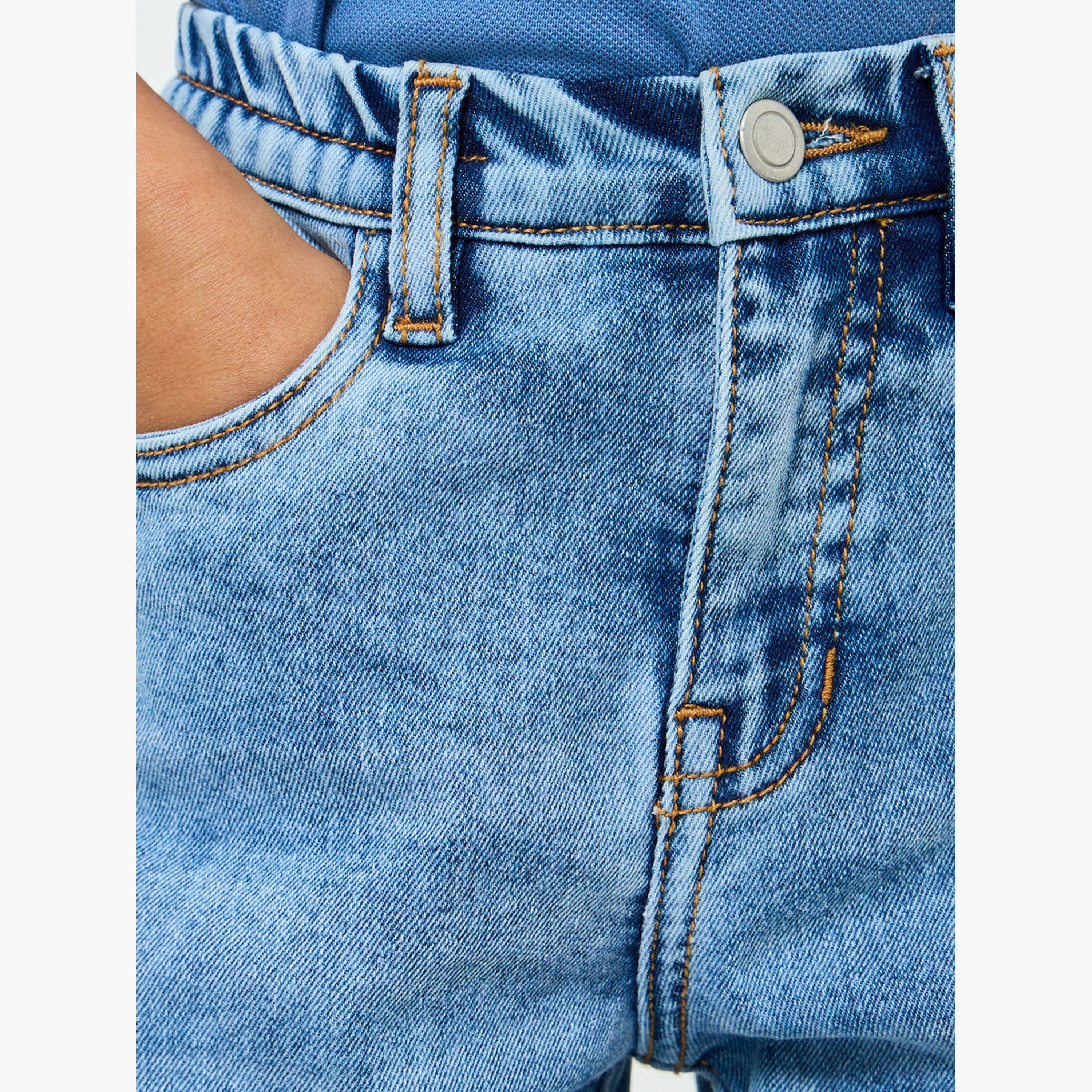Styli Kids Light Blue Relaxed Fit Jeans-boys-clothing-bottoms-jeans-image-4