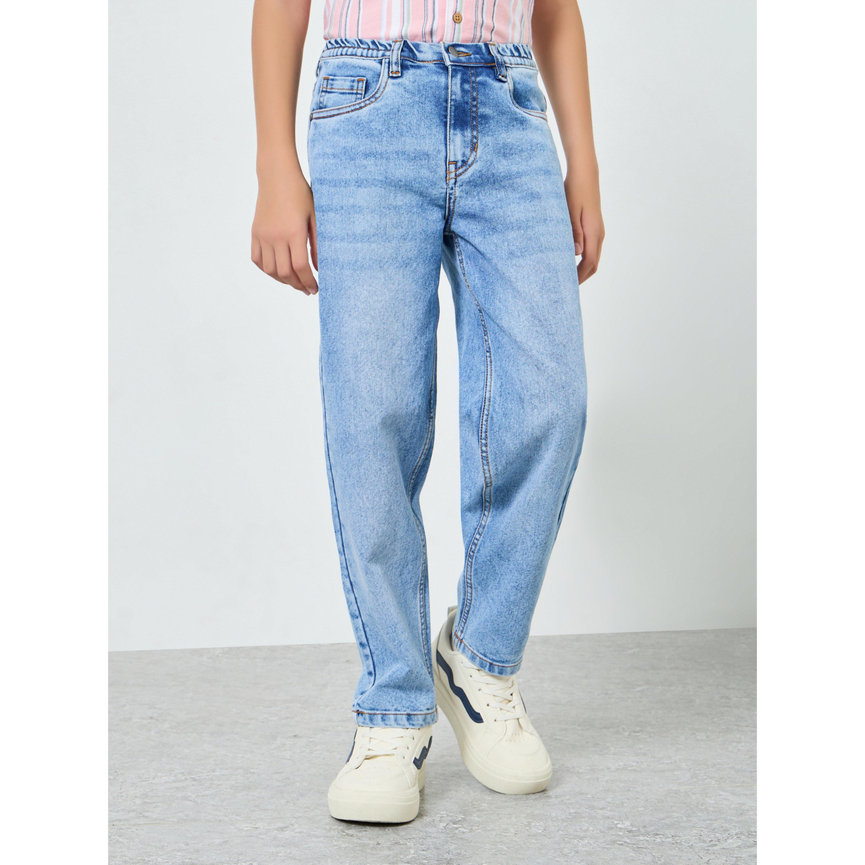 Styli Boys Light Blue Acid Wash Jeans-boys-clothing-bottoms-jeans-image-1