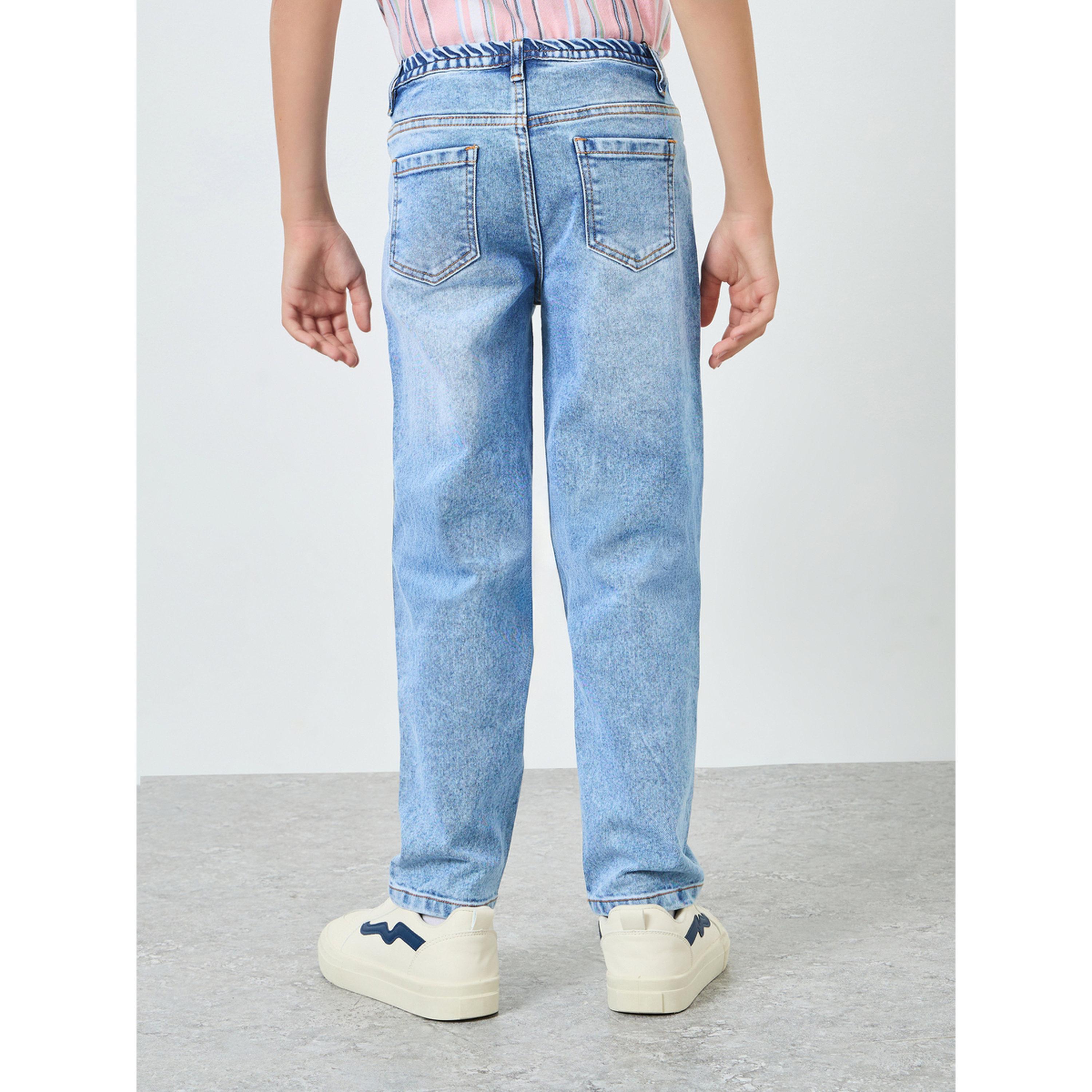 Styli Boys Light Blue Acid Wash Jeans-boys-clothing-bottoms-jeans-image-4