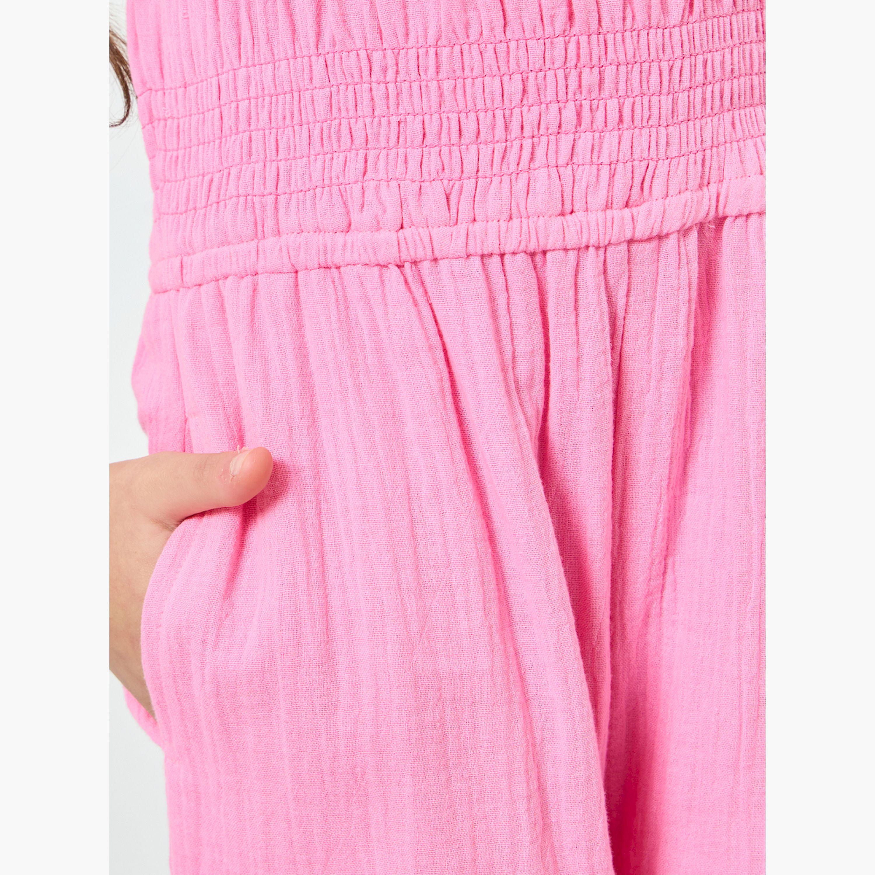 جمبسوت قطن بحمالات-girls-clothing-dressesandjumpsuits-image-4