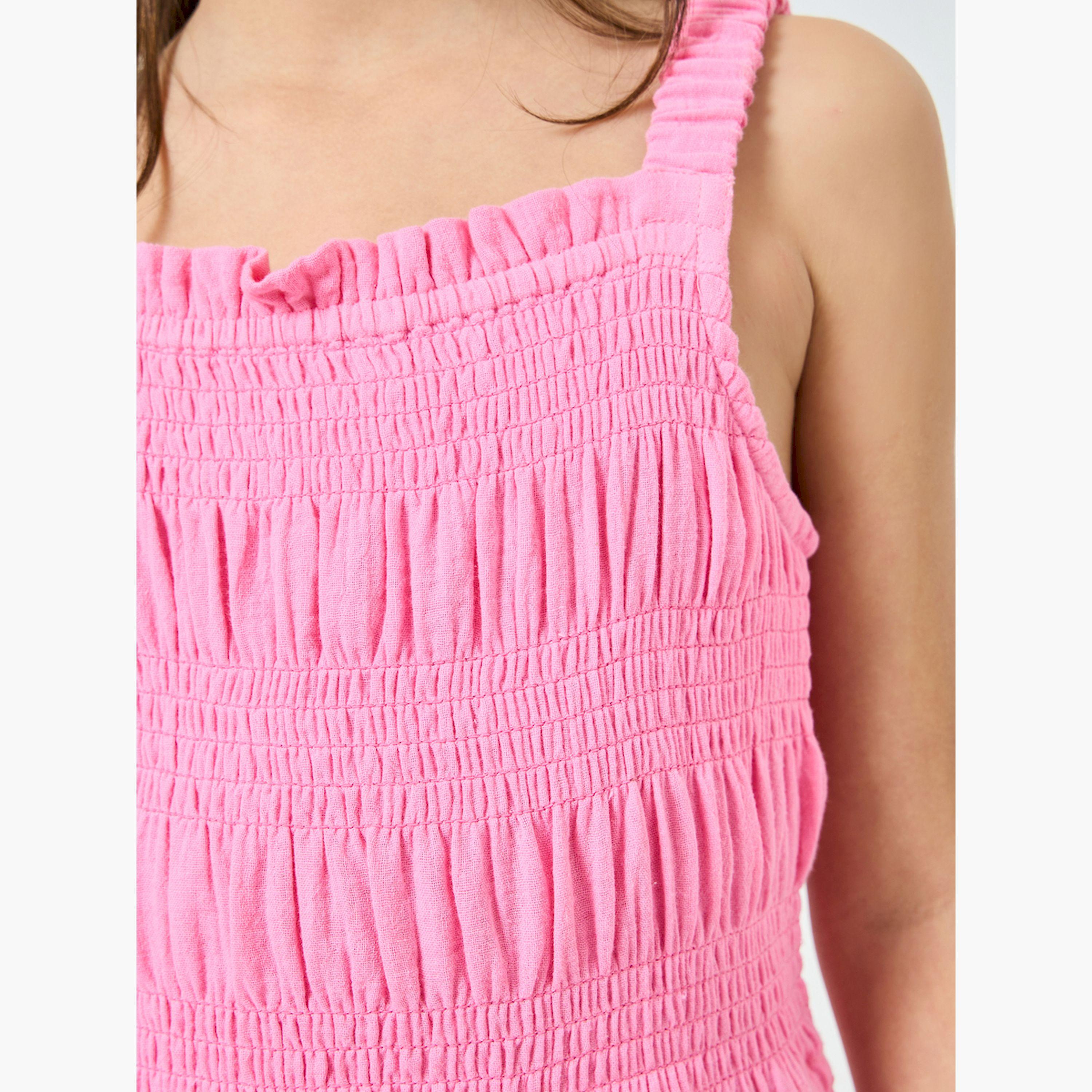 جمبسوت قطن بحمالات-girls-clothing-dressesandjumpsuits-image-5