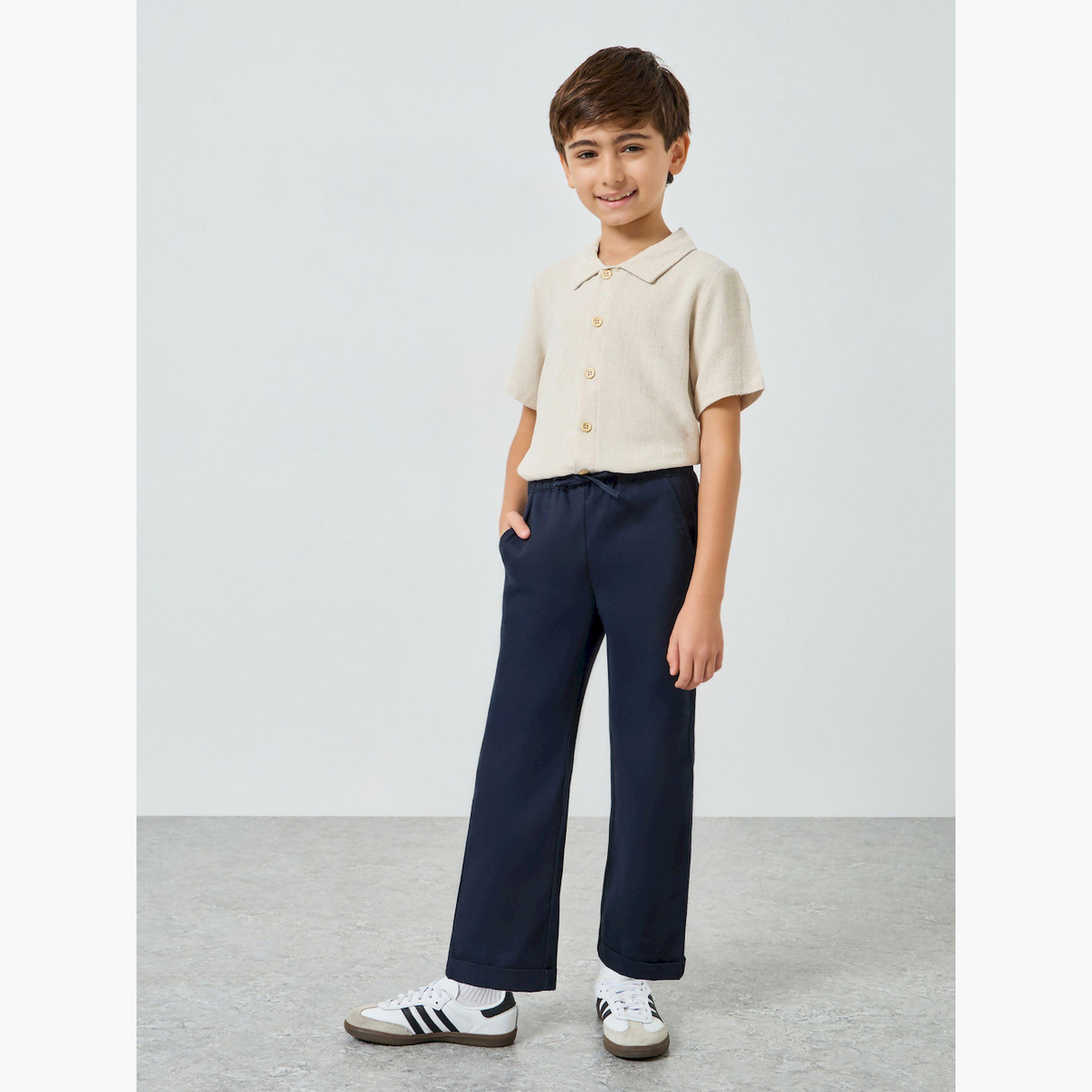 بنطال قطن برباط للأولاد-boys-clothing-bottoms-joggersandtrackpants-image-2