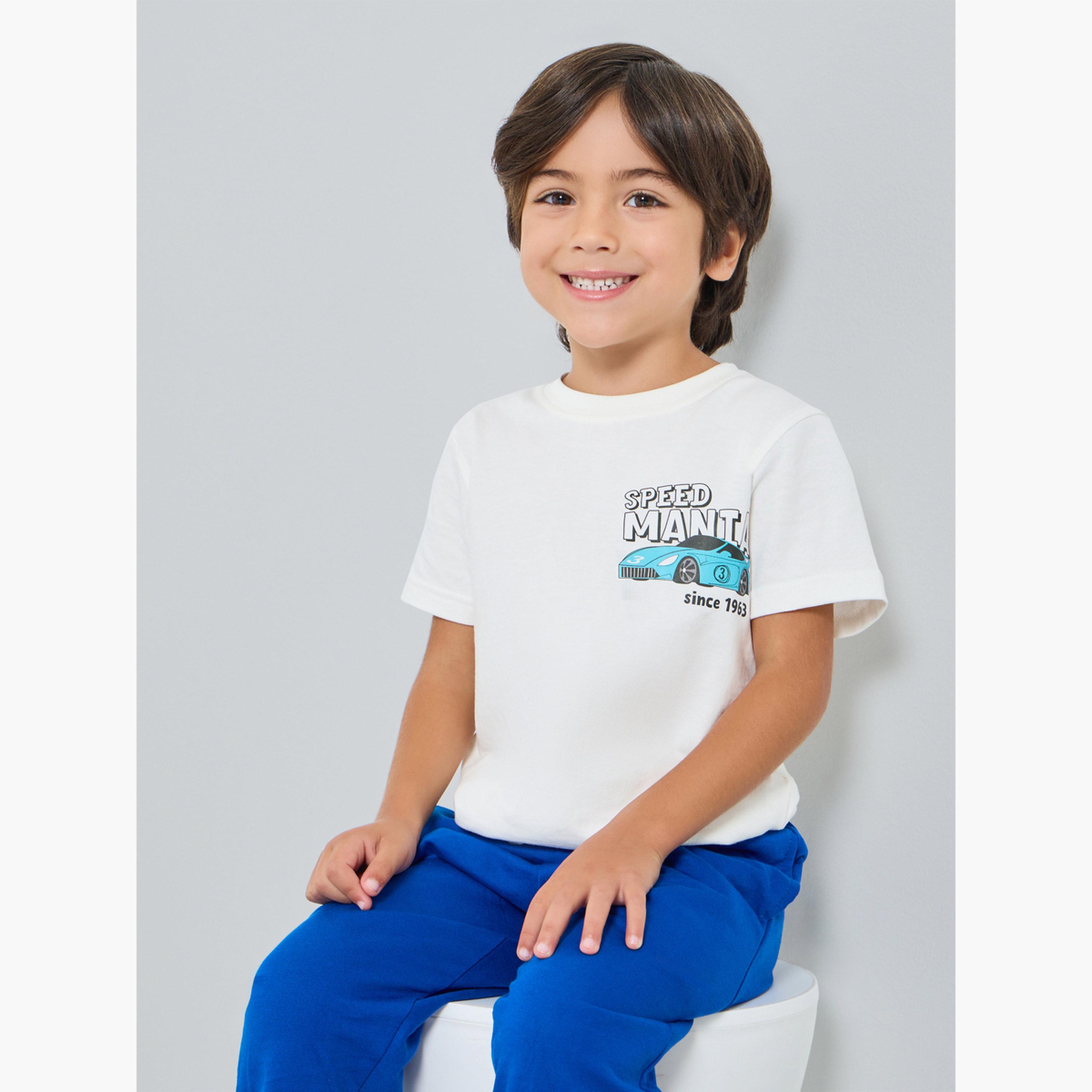 Styli Boys Off-White Graphic Cotton T-Shirt-boys-clothing-tshirtsandpolos-image-3